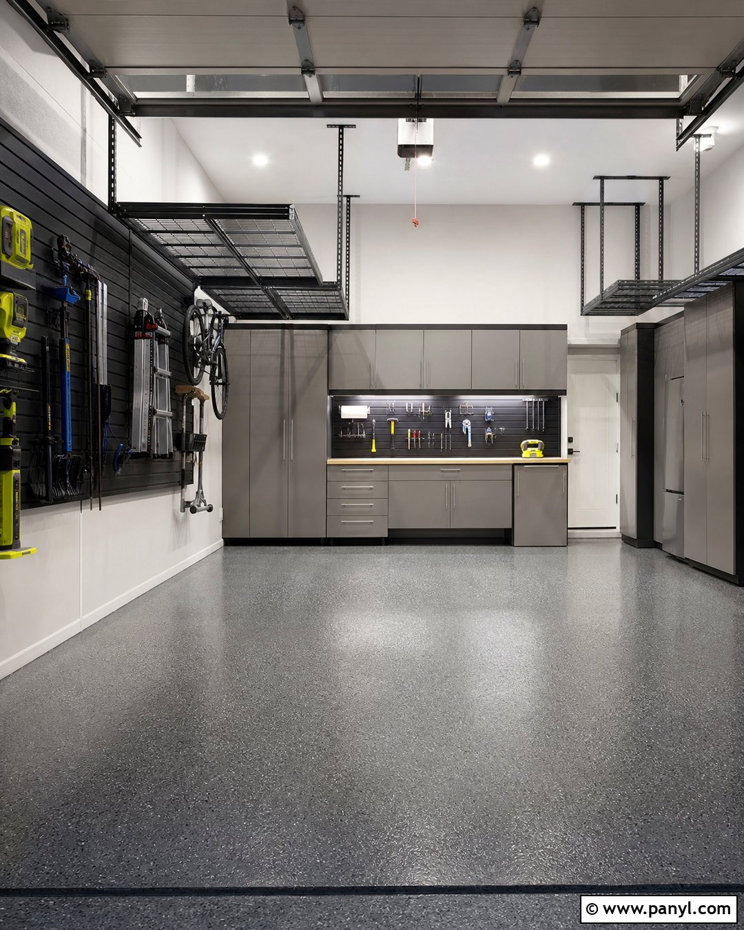 Cool White Garage Walls - 20 Neutral Color Garage Walls