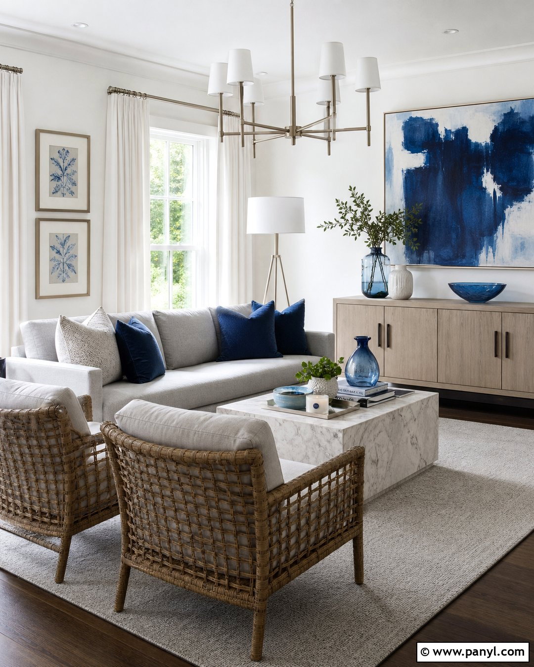 Cool White South Facing Room - 25 White Wall Paint Ideas