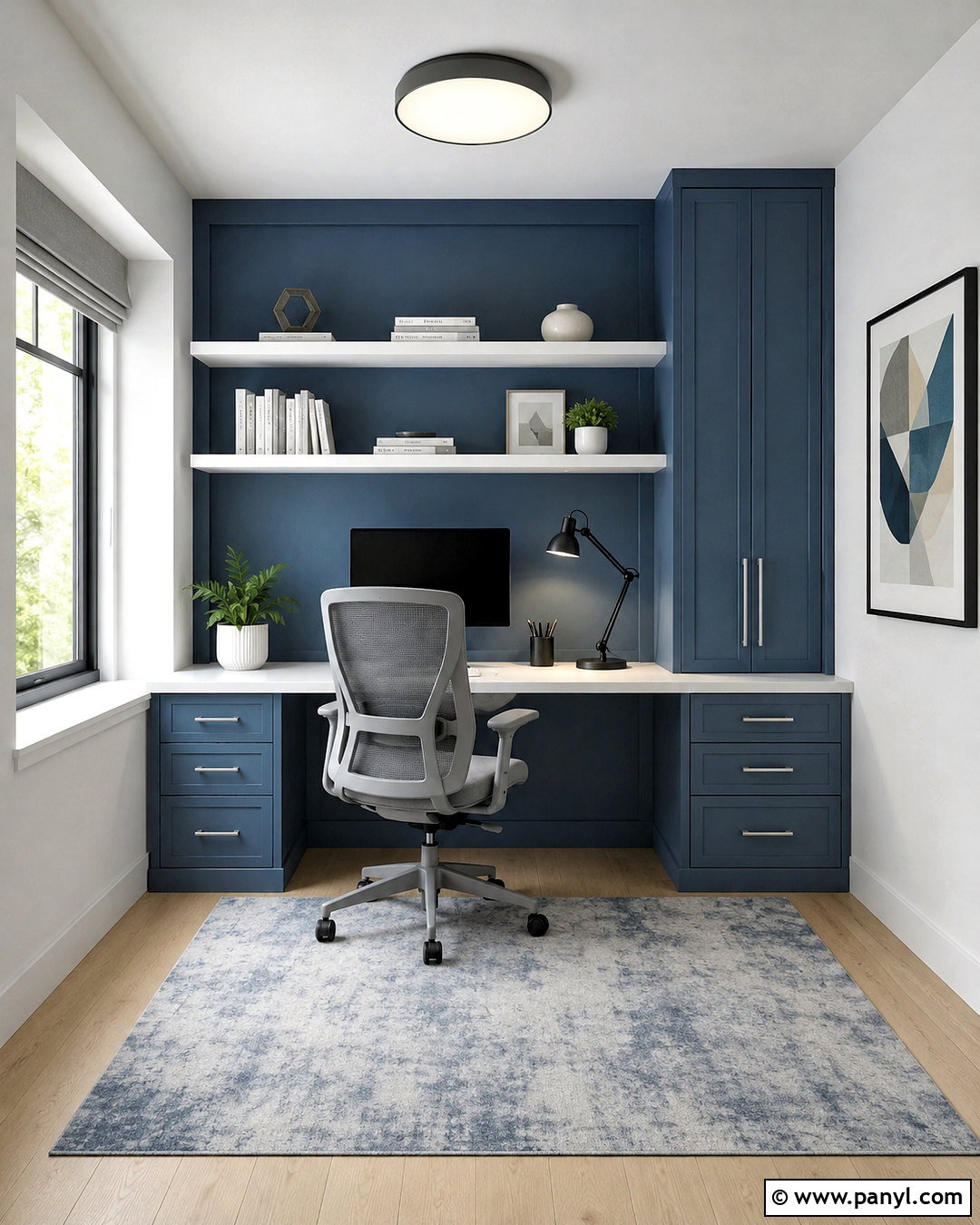 Cool White and Slate Blue Color Palette - 20 clean color palette ideas
