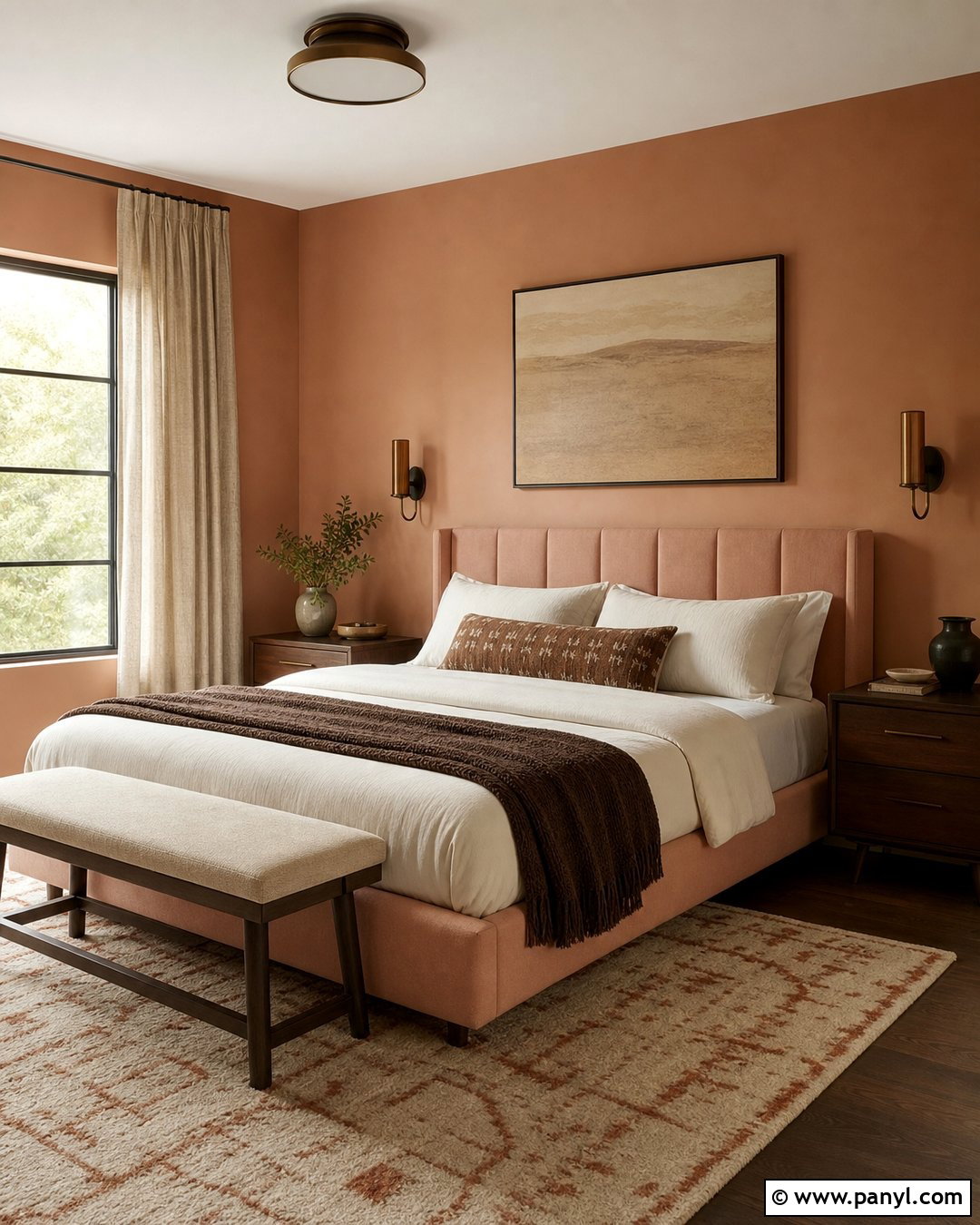 Copper And Blush Bedroom - 25 Copper Wall Color Ideas