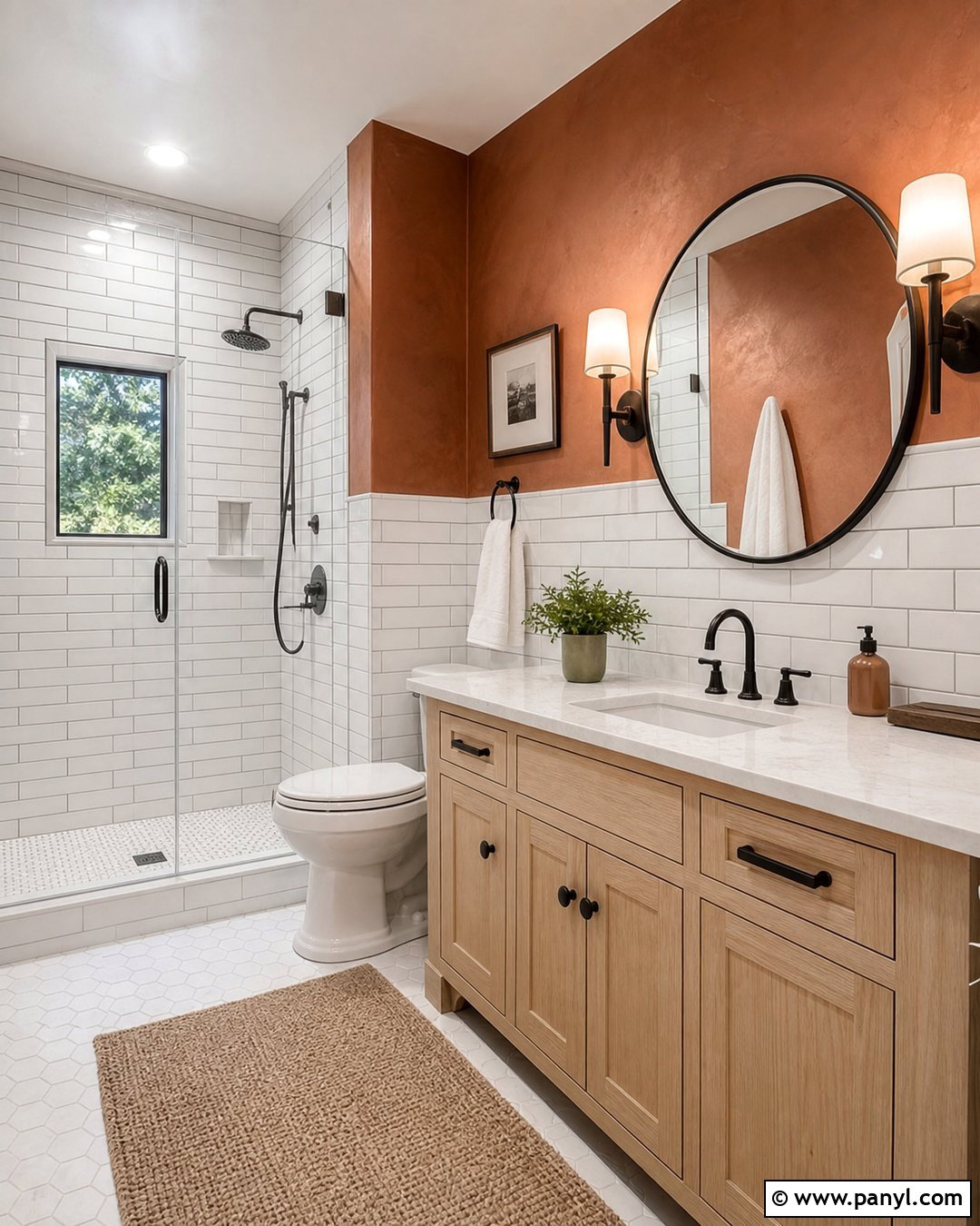 Copper And White Bathroom - 25 Copper Wall Color Ideas
