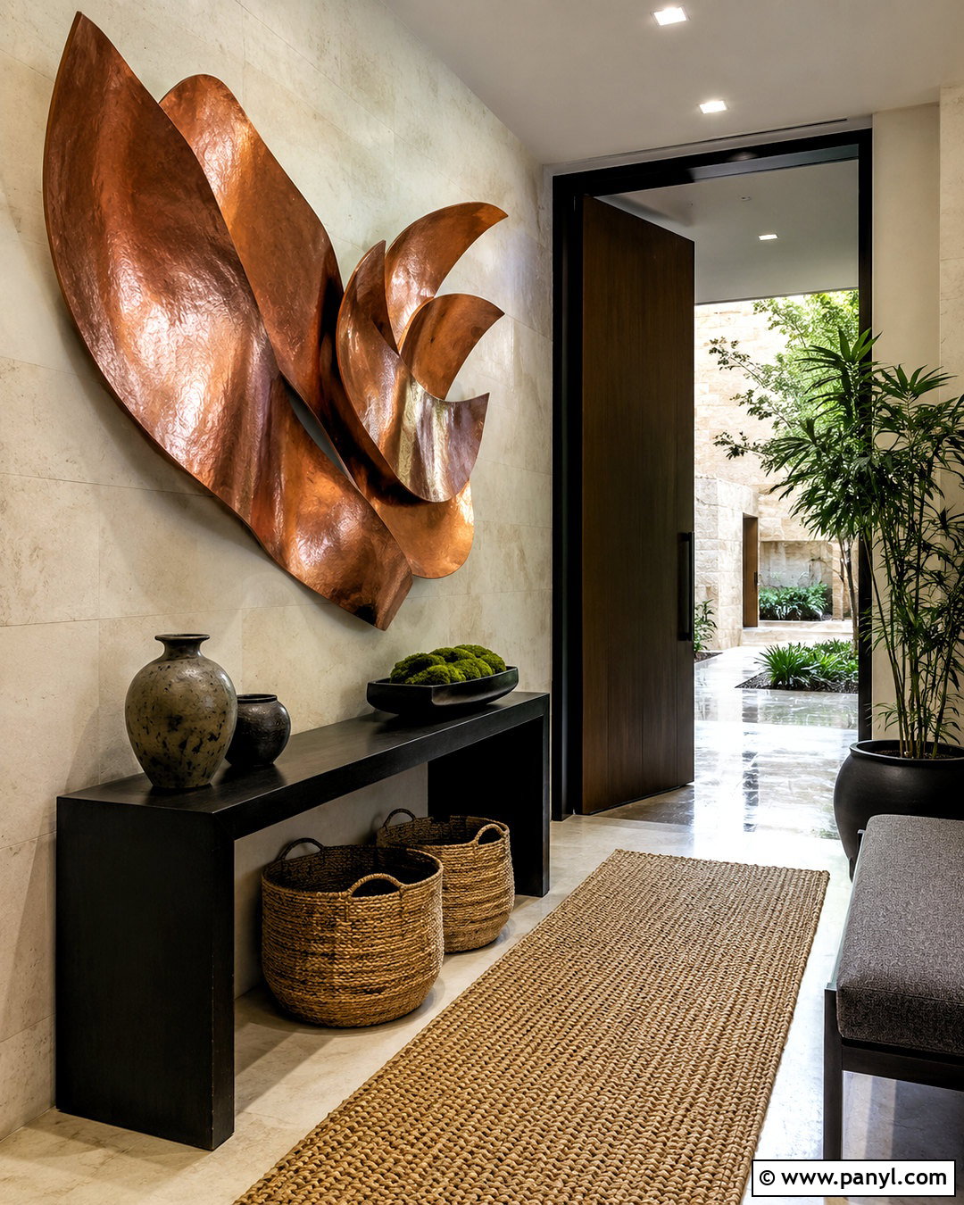 Copper Wall Sculpture - 20 copper wall ideas