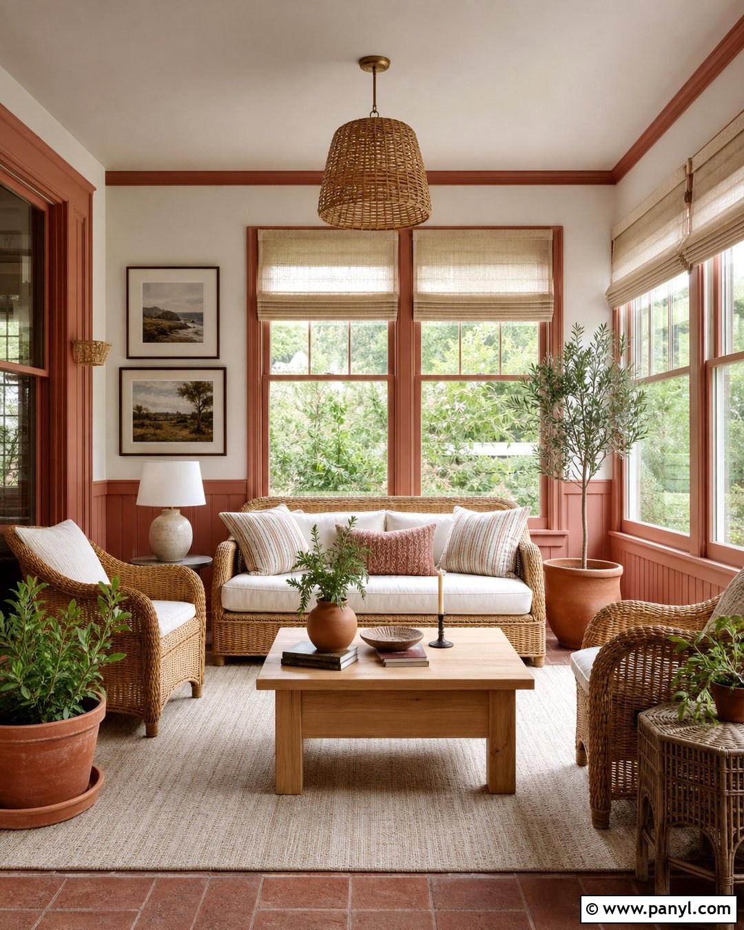 Coral 34 Painted Sunroom - 25 34 Painted Wall ideas