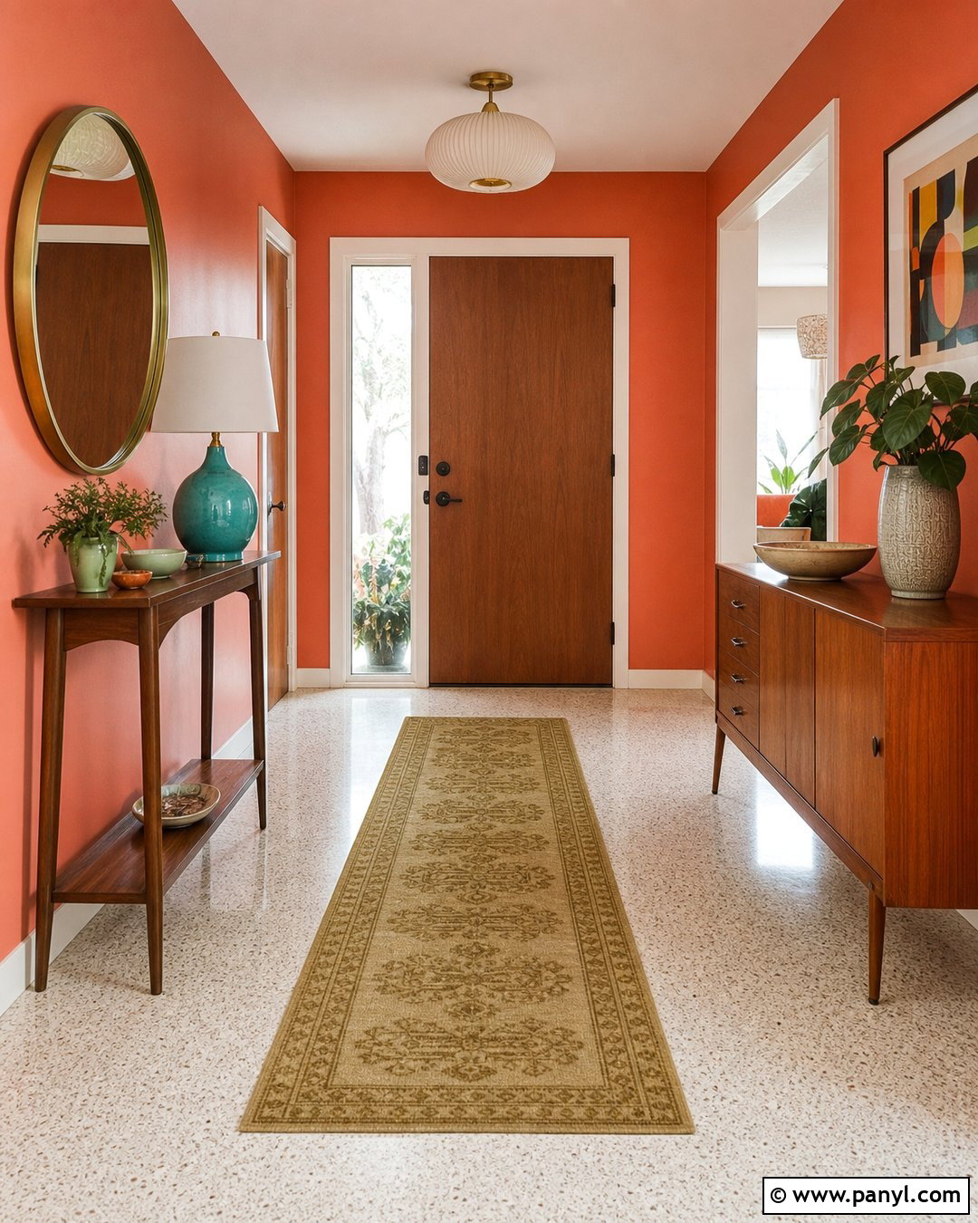 Coral 60s Wall Color - 20 60S Wall Color ideas