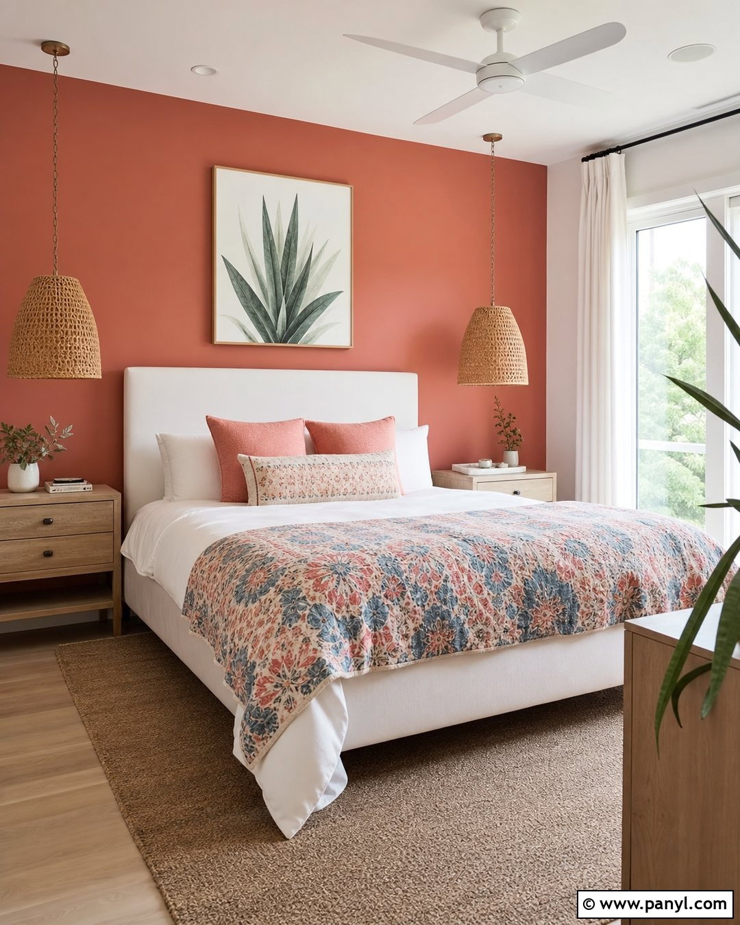 Coral Accent Wall - 20 Cool Accent Wall Colors