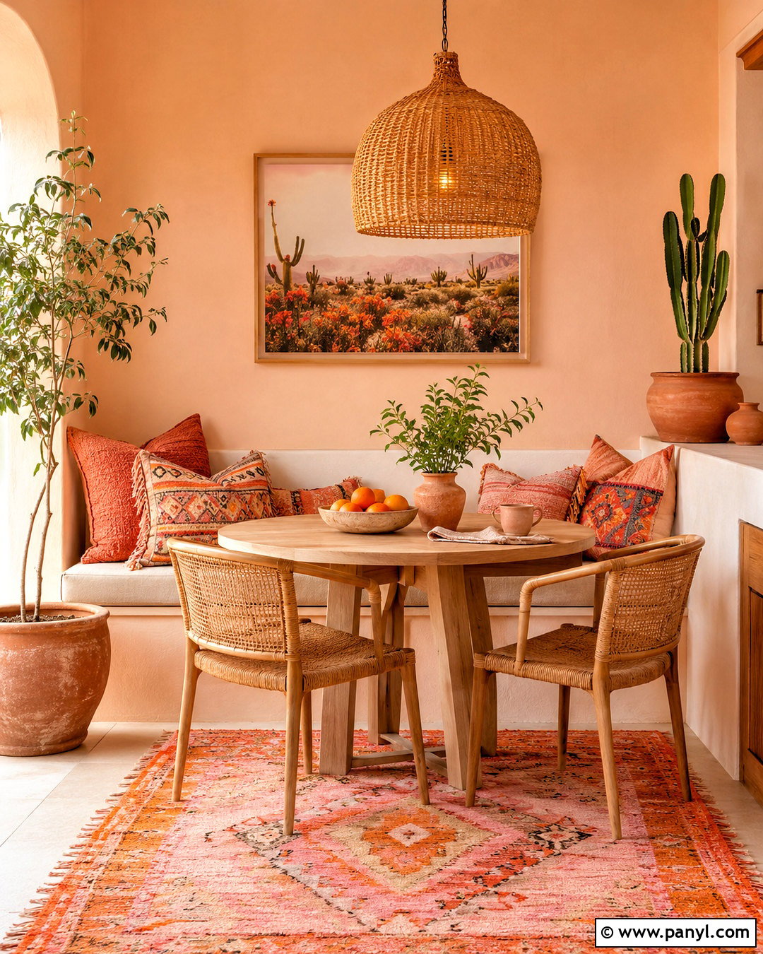 Coral And Apricot Boho Color Palette - 20 boho colour palette ideas