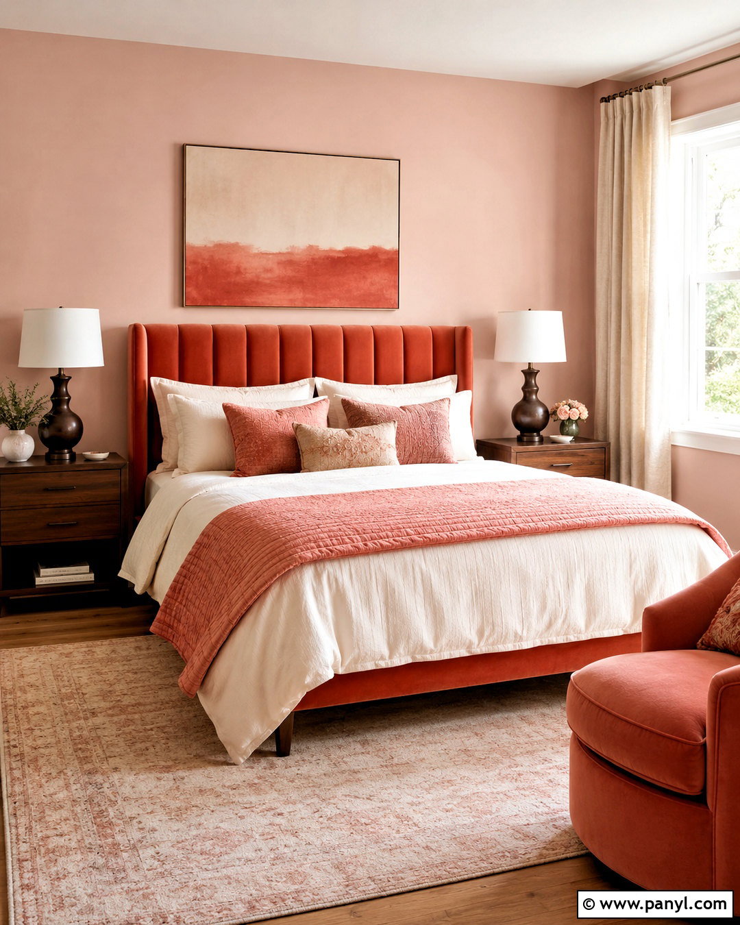 Coral And Blush Bedroom - 20 coral color palette ideas