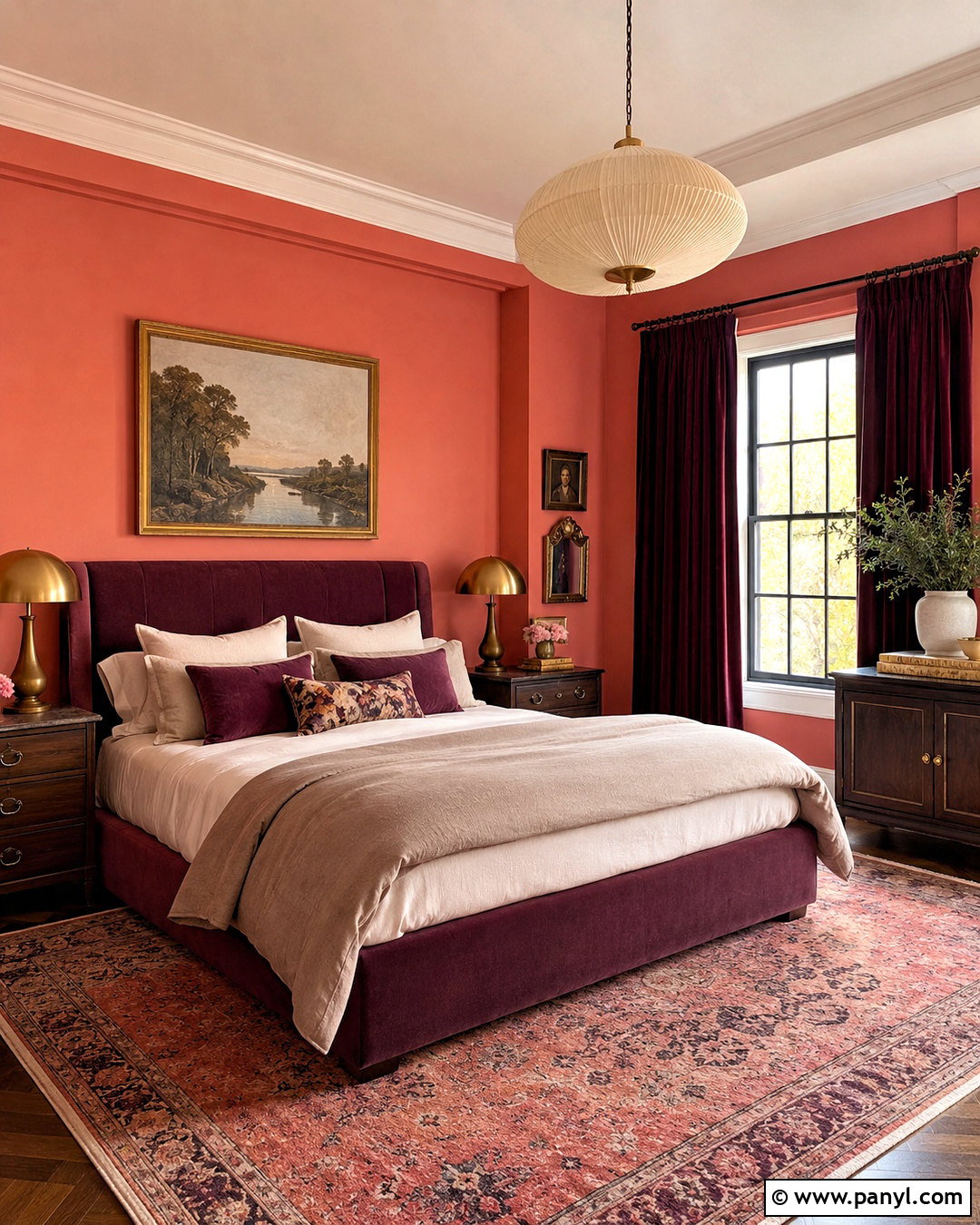 Coral And Plum Bedroom - 20 coral color palette ideas