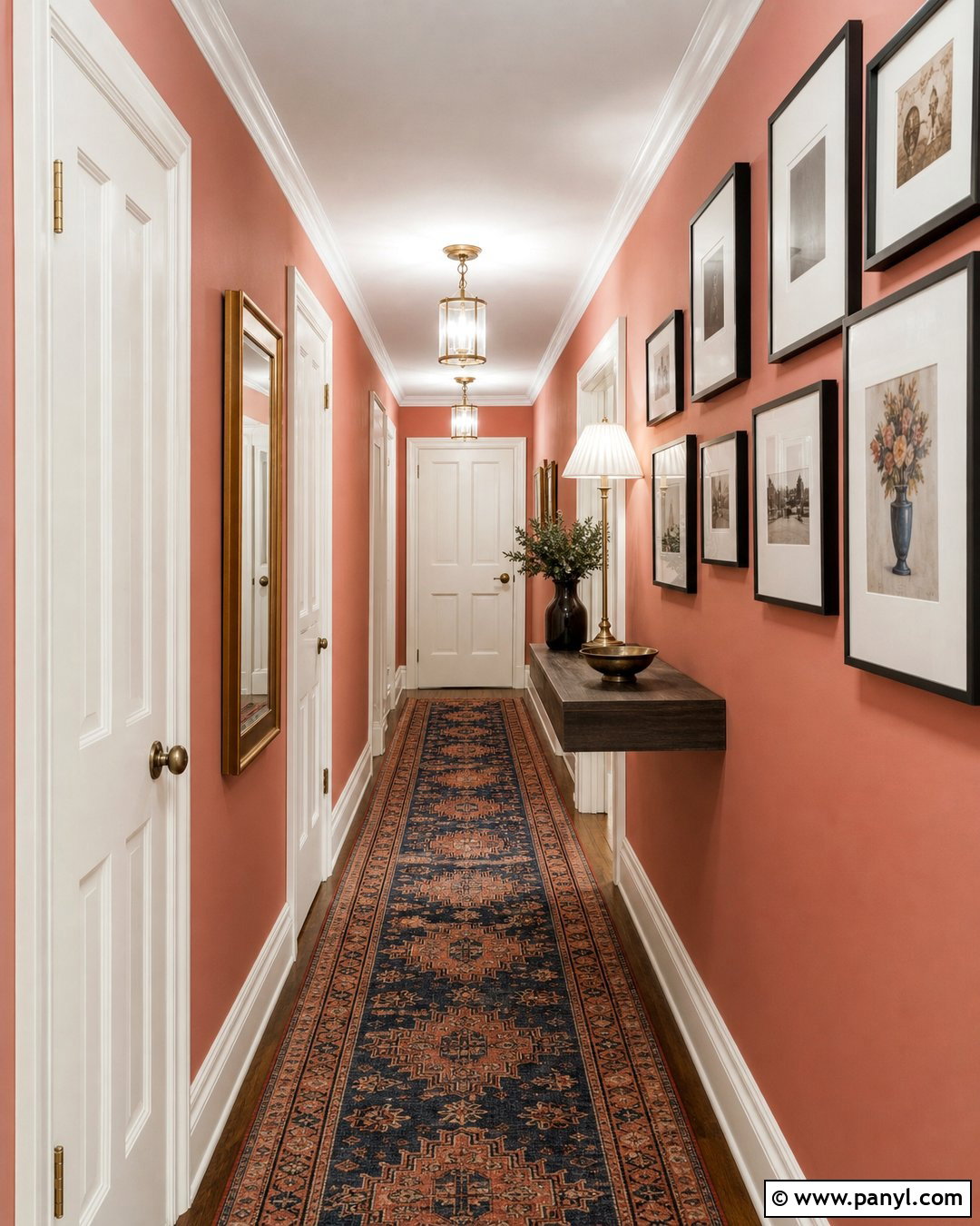 Coral Hallway Walls - 30 coral walls