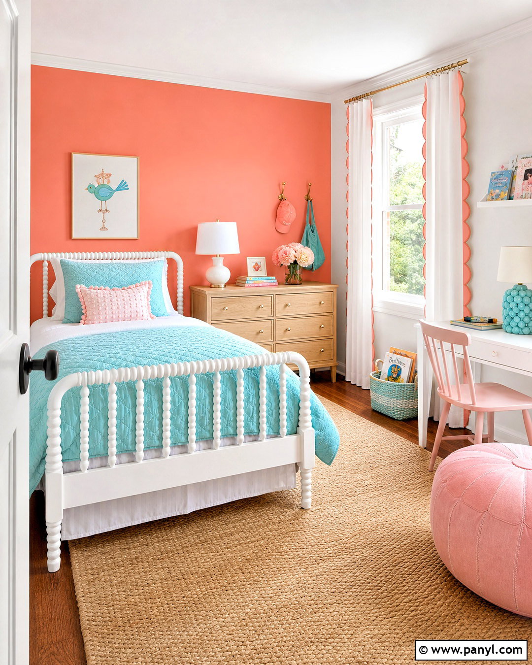 Coral Kids Room - 20 kids room paint colors