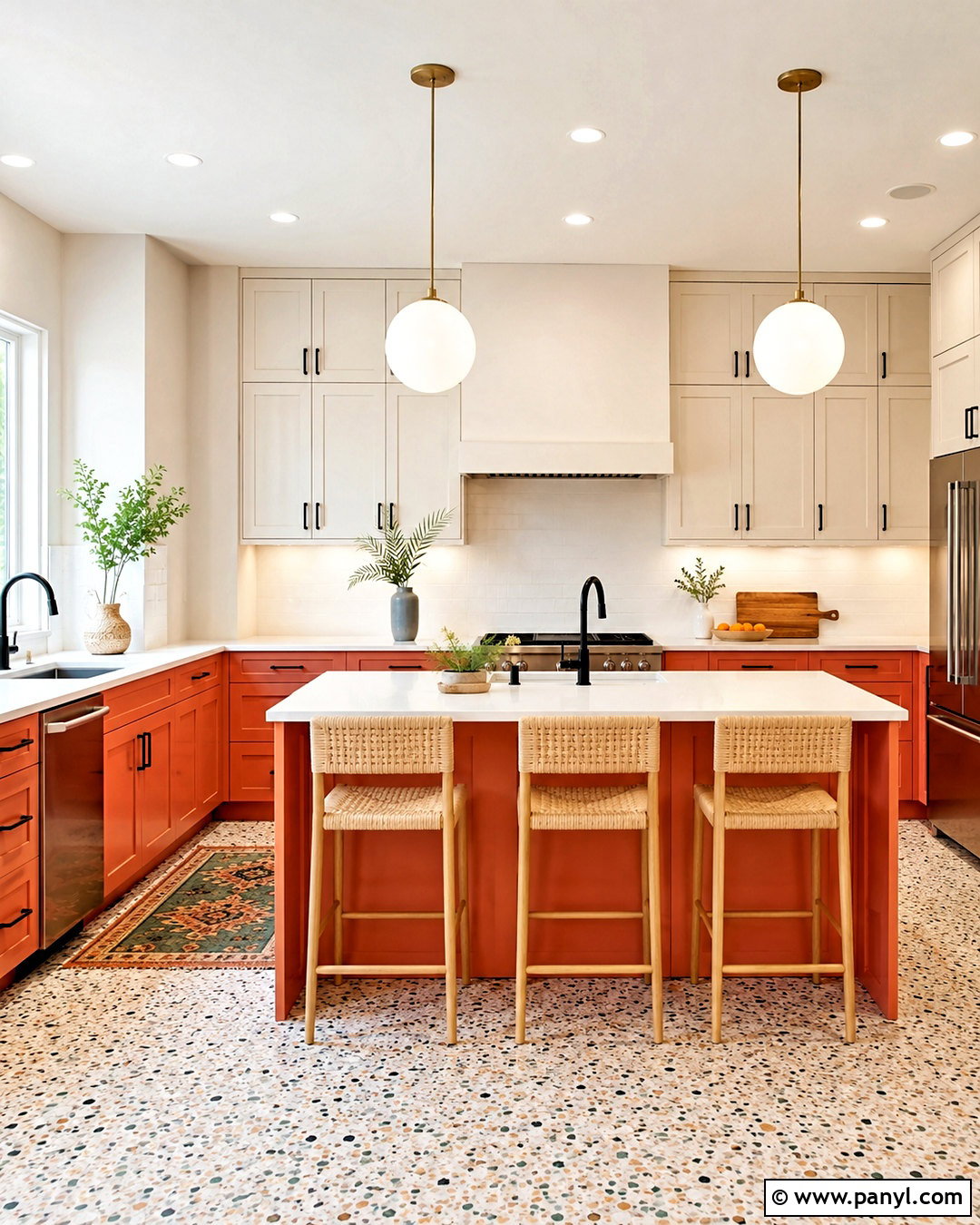 Coral Peach Kitchen Cabinets - 20 peach kitchen cabinets