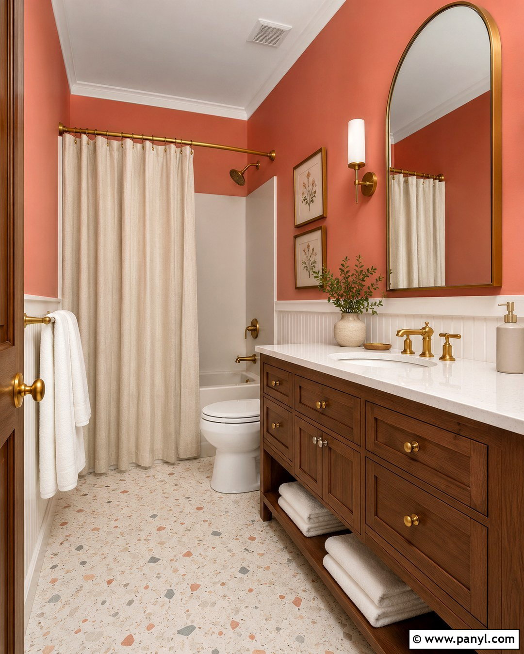 20 Fun Bathroom Wall Colors: Playful Picks for a Fresh Makeover