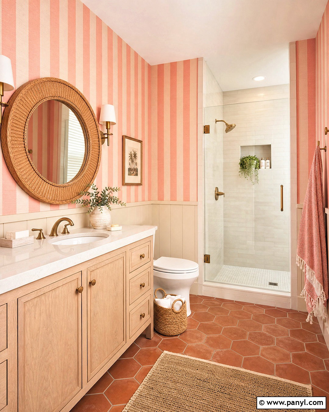 20 Pink Striped Background Ideas for Fresh, Trendy Designs
