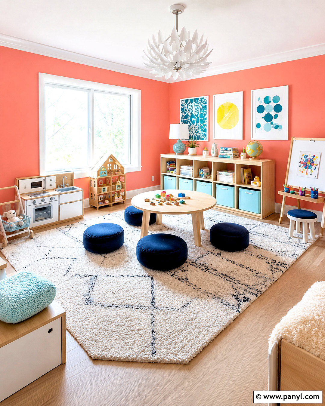 Coral Playroom Paint - 20 playroom paint colors