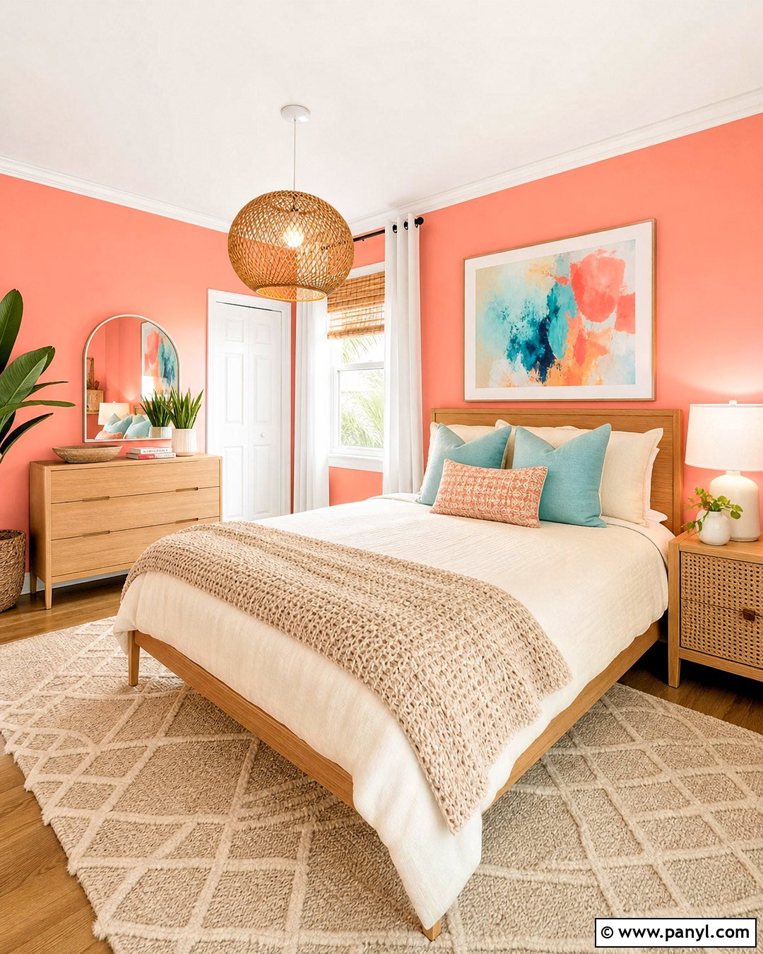 Coral Room Color - 20 cute room colors