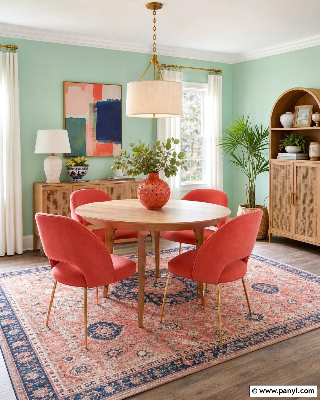 Coral With Mint Green Walls - 20 Colors That Go With Mint Green Walls