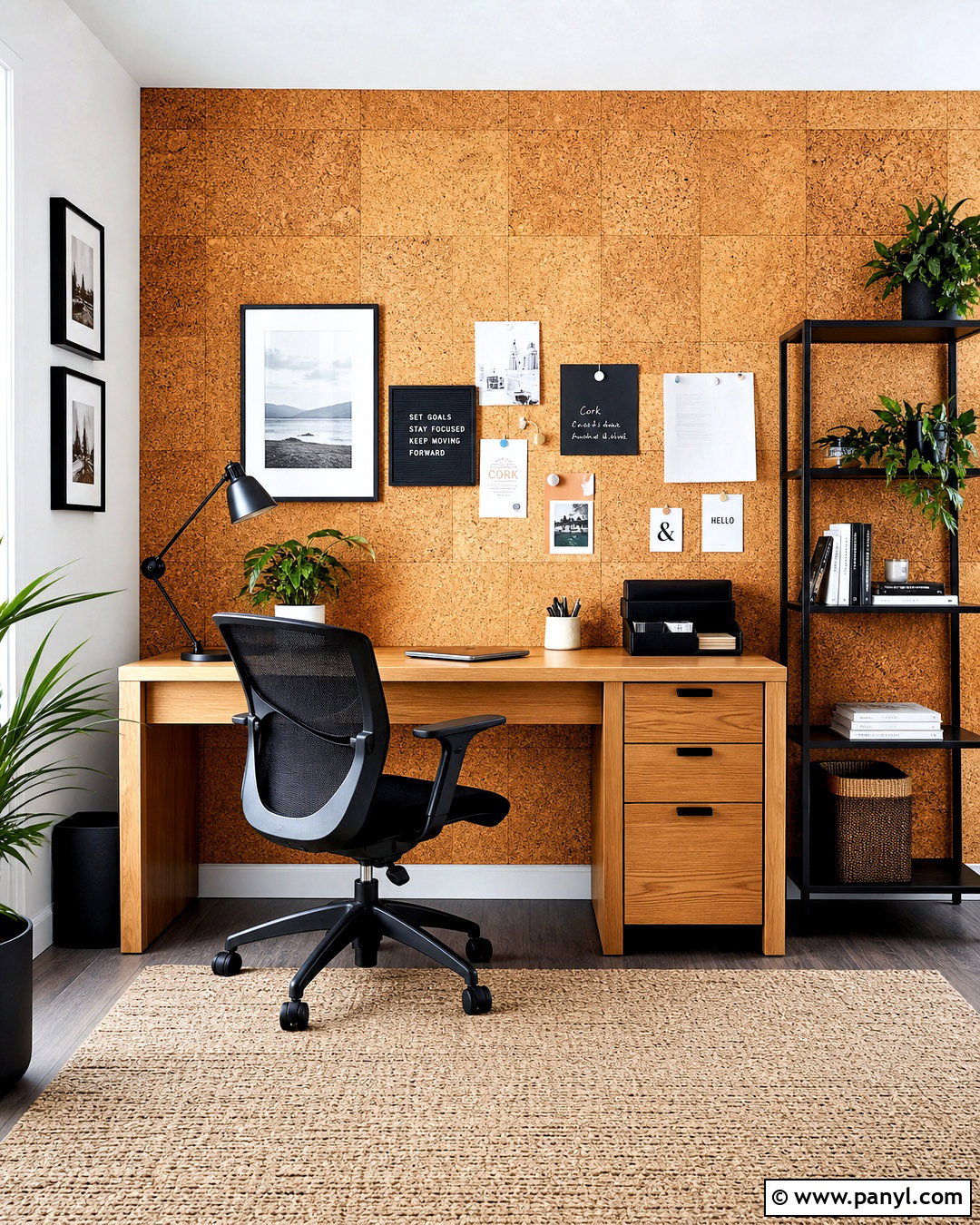 Cork Accent Wall - 20 cool accent wall ideas