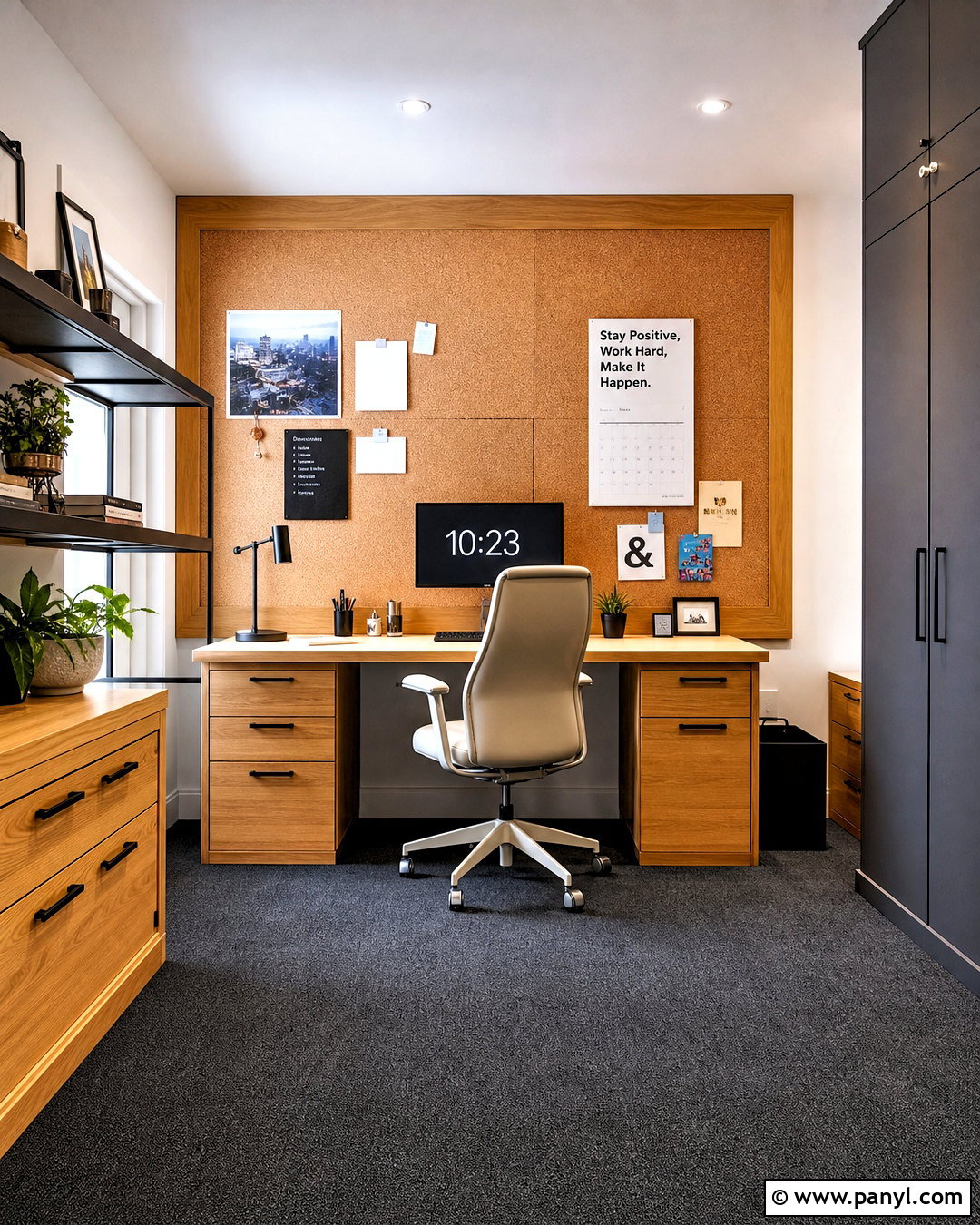 Cork Accent Wall - 20 unique accent wall ideas