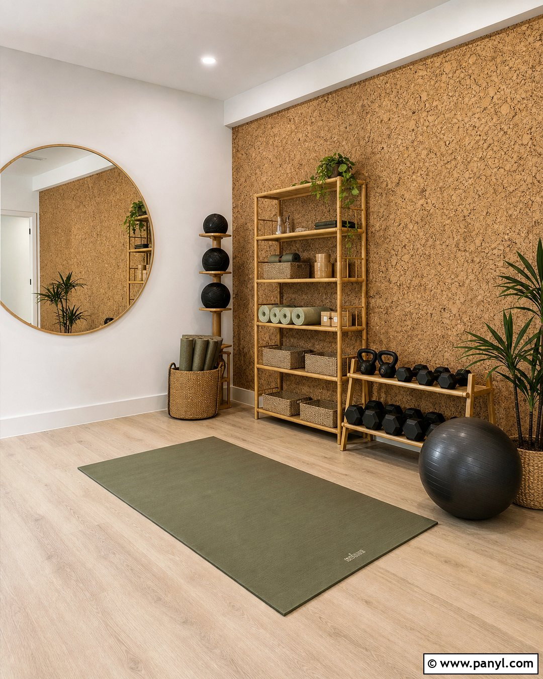 Cork Accent Wall Gym - 20 Accent Wall Gym Ideas
