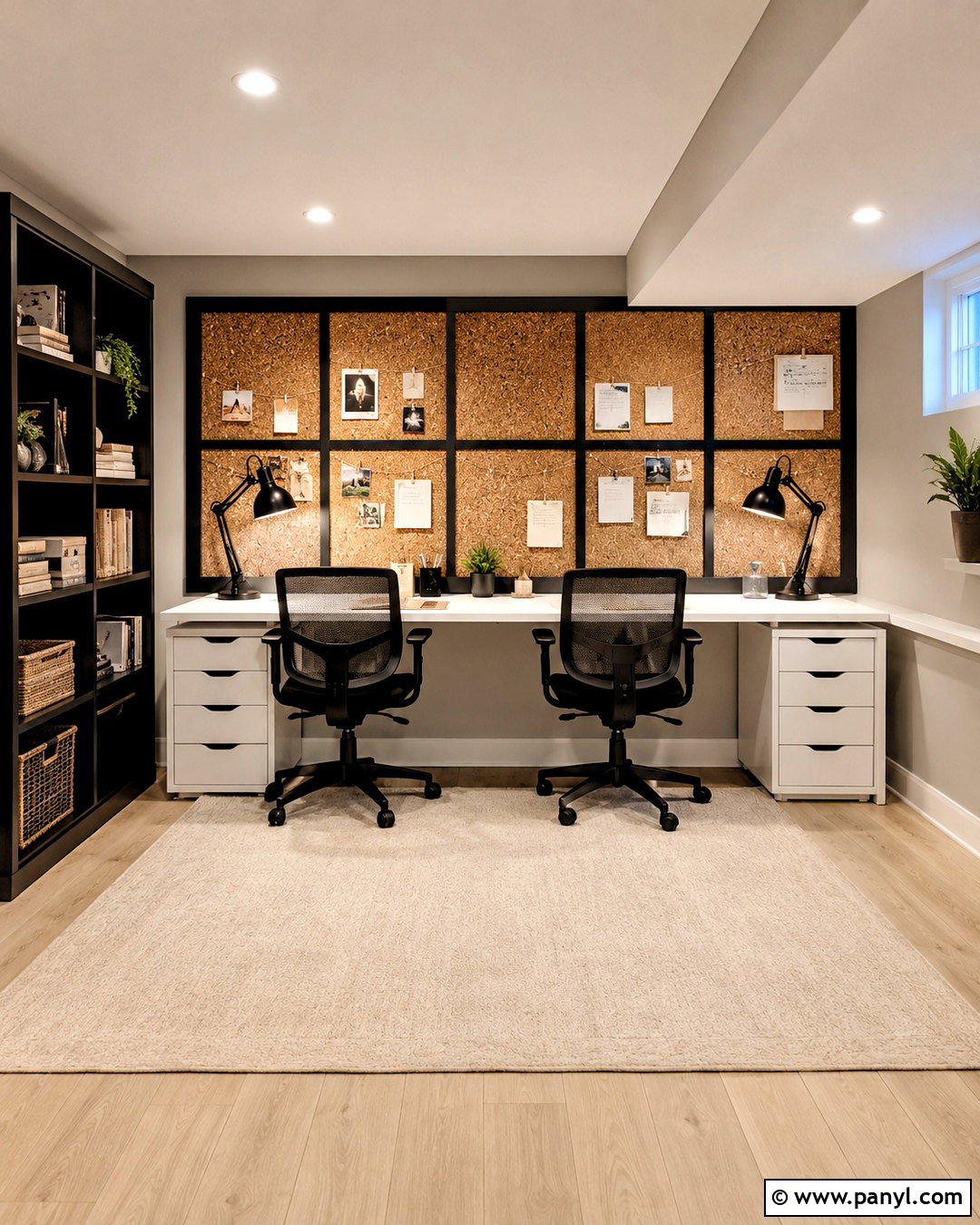 Cork Tile Basement Wall - 20 cheap basement wall ideas