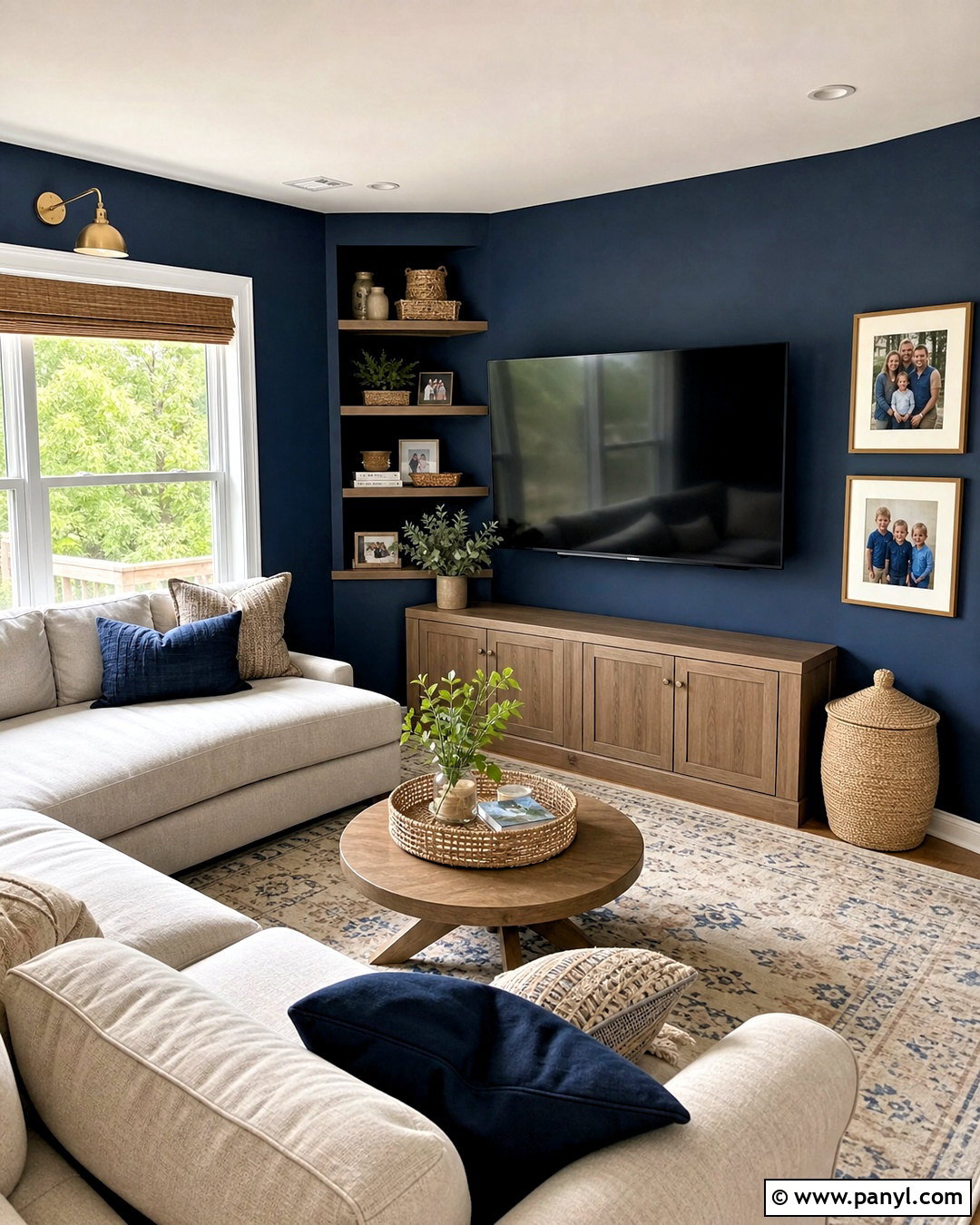 Corner Family Room TV Wall - 20 family room tv wall ideas