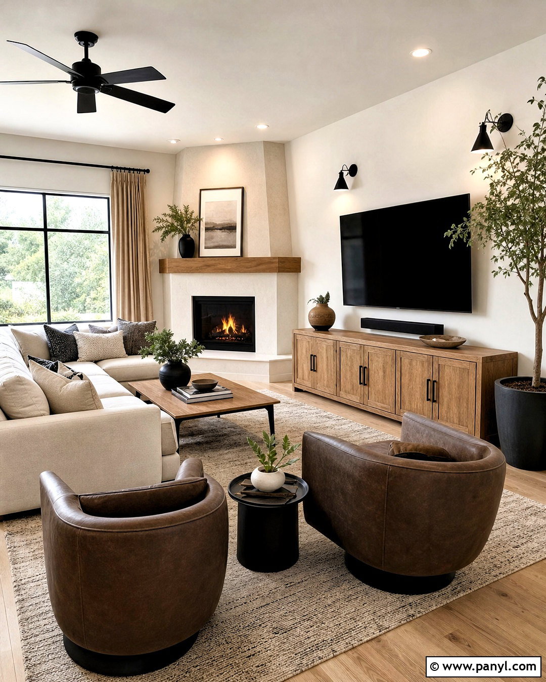 Corner Fireplace Wall With TV - 20 fireplace wall ideas with tv ideas