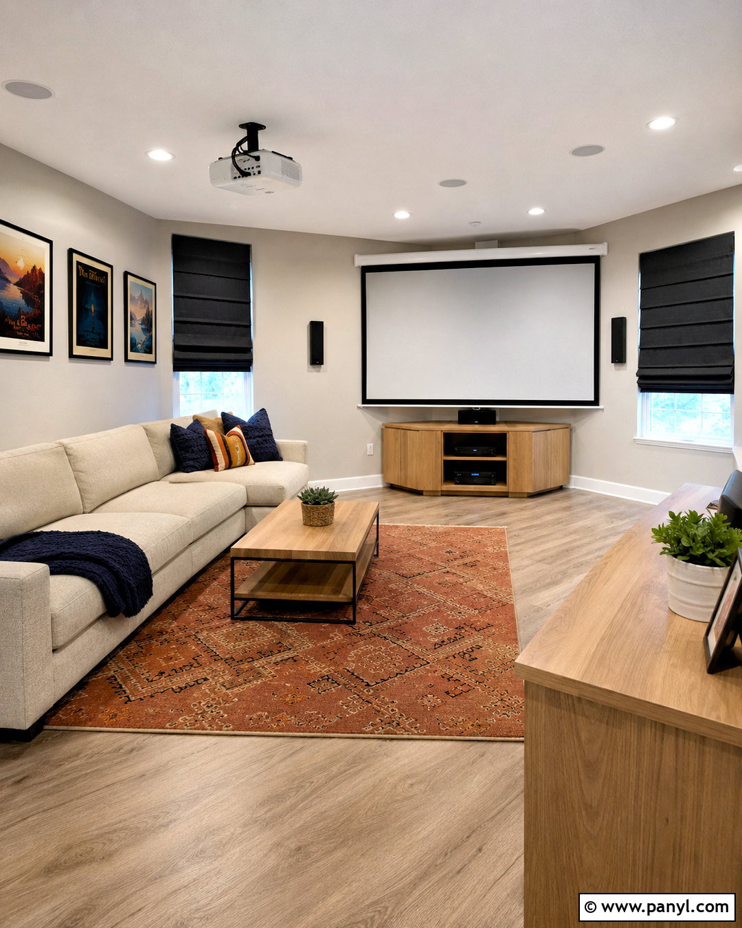 Corner Projector Setup - 20 projector setup ideas
