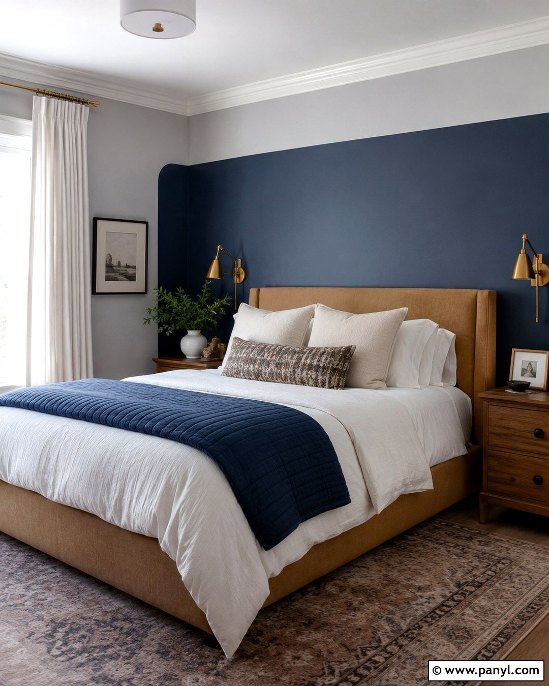 Corner Wrap Bedroom Wall - 20 Simple Paint Designs On Wall Bedroom Ideas