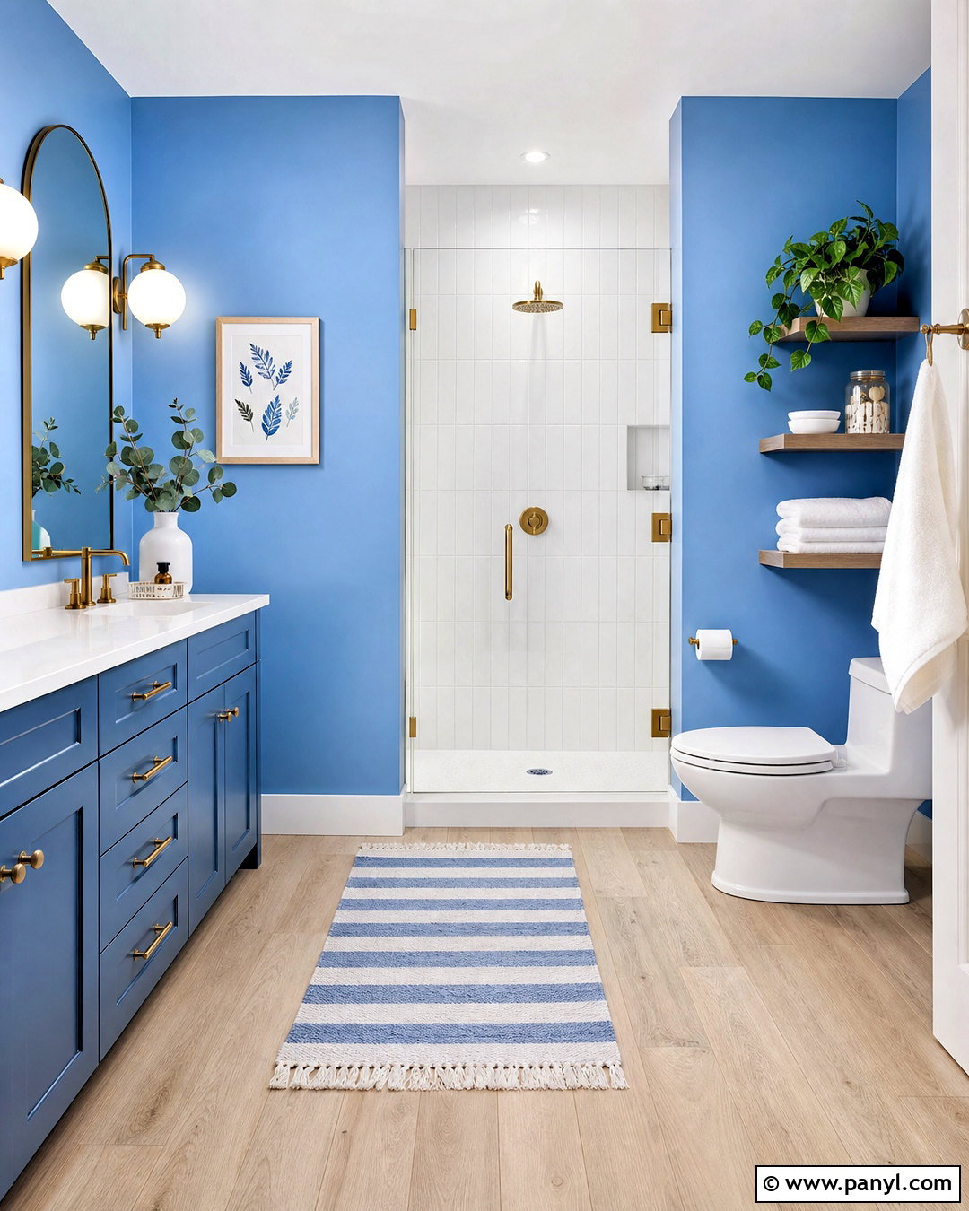 Cornflower Blue Bathroom Paint - 20 blue paint colors for bathroom ideas