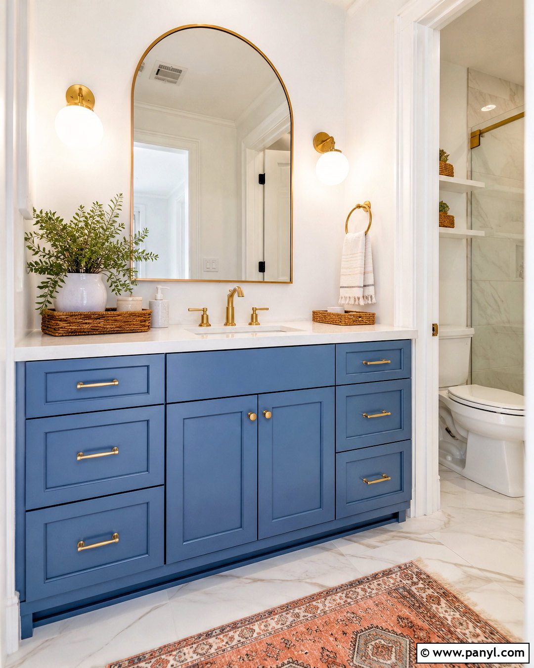 Cornflower Blue Bathroom Vanity - 20 cornflower blue paint ideas