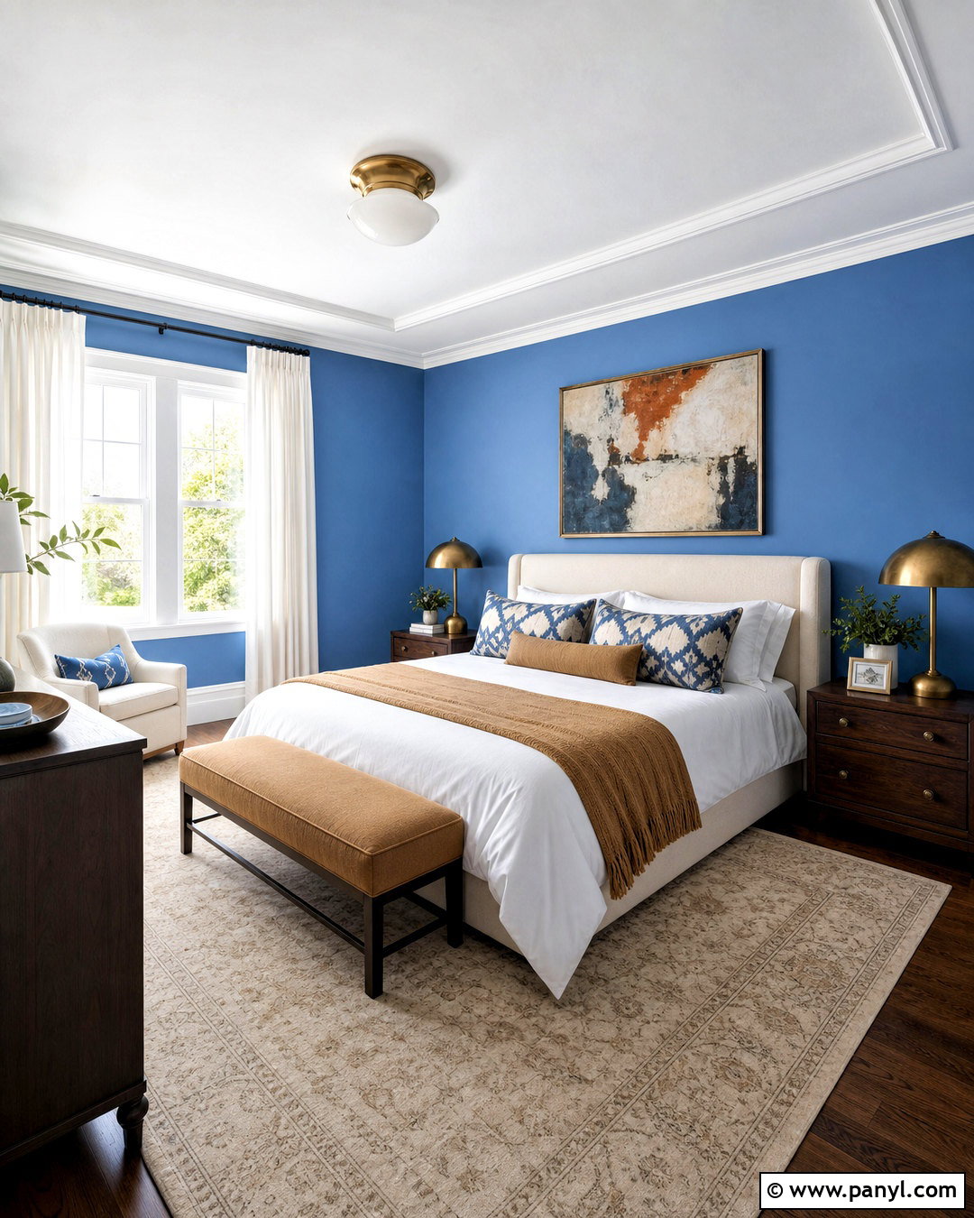 Cornflower Blue Bedroom - 20 blue bedroom paint colors