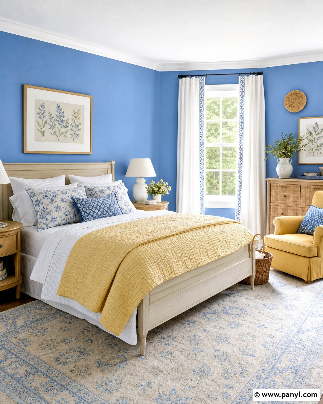 Cornflower Blue Bedroom - 20 blue paint colors for bedroom ideas