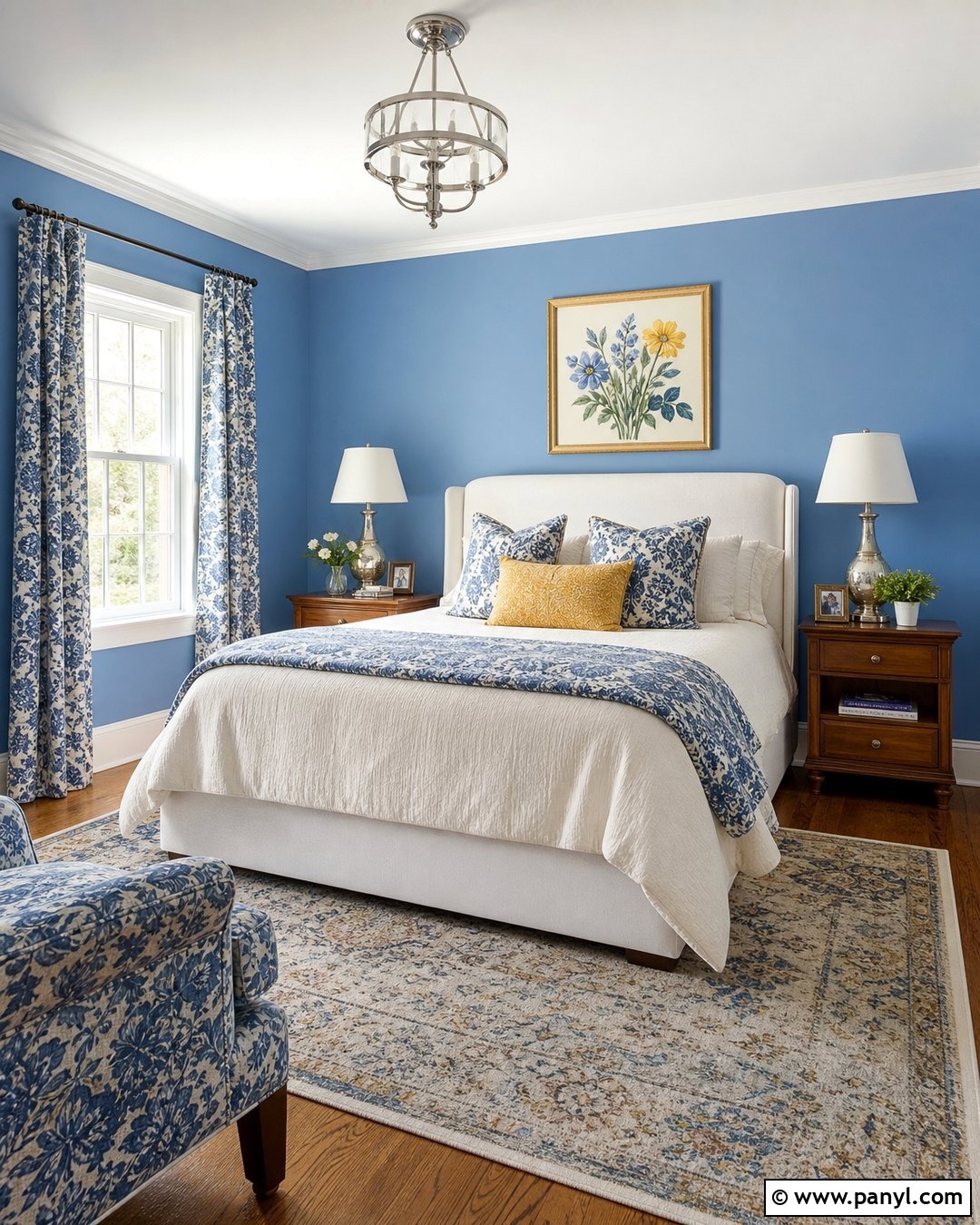 Cornflower Blue Bedroom - 30 blue wall colors bedroom ideas
