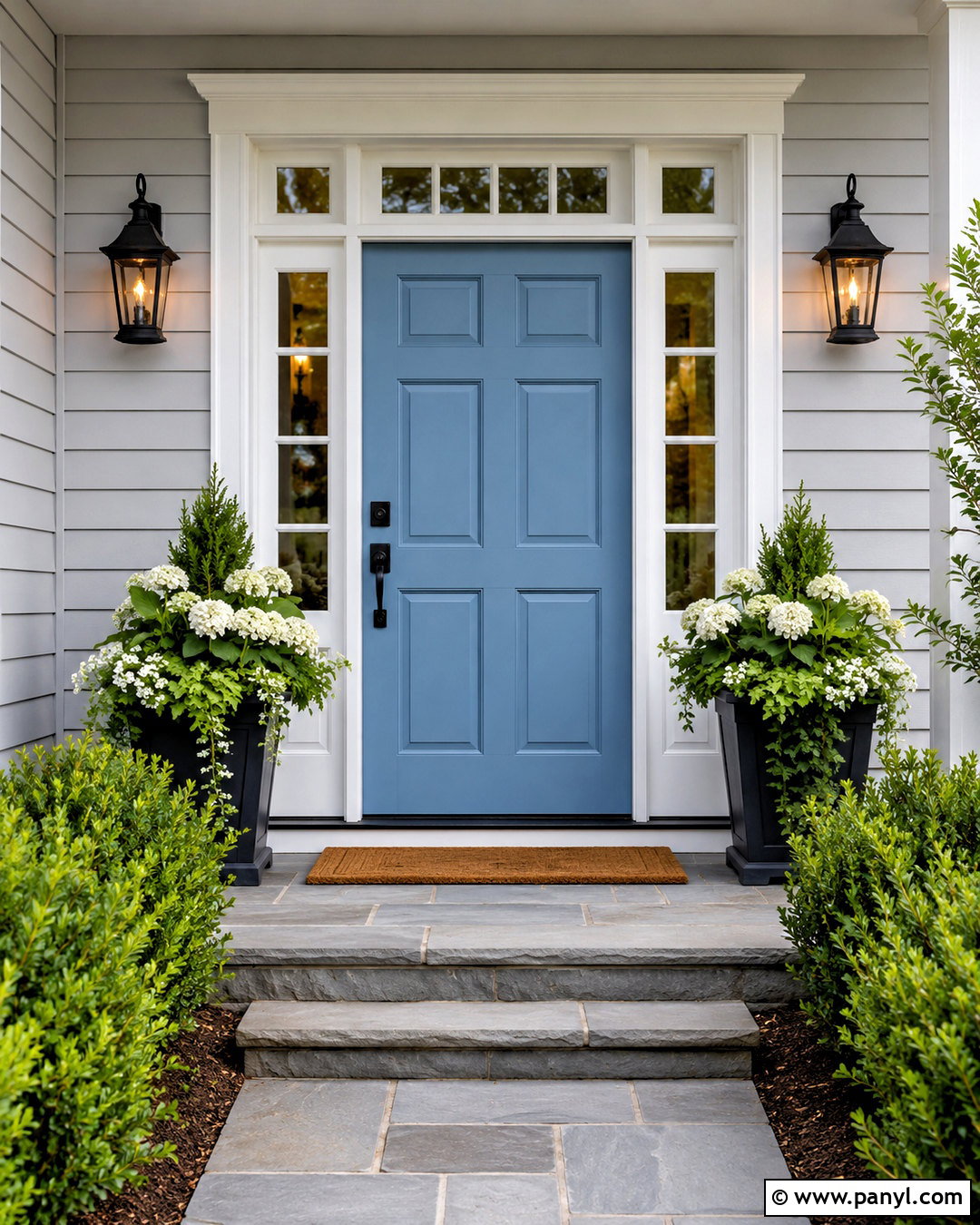 Cornflower Blue Front Door - 20 cornflower blue paint ideas