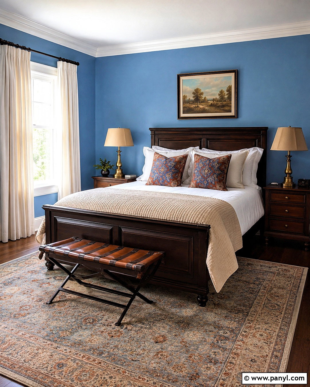 Cornflower Blue Guest Room - 20 cornflower blue paint ideas