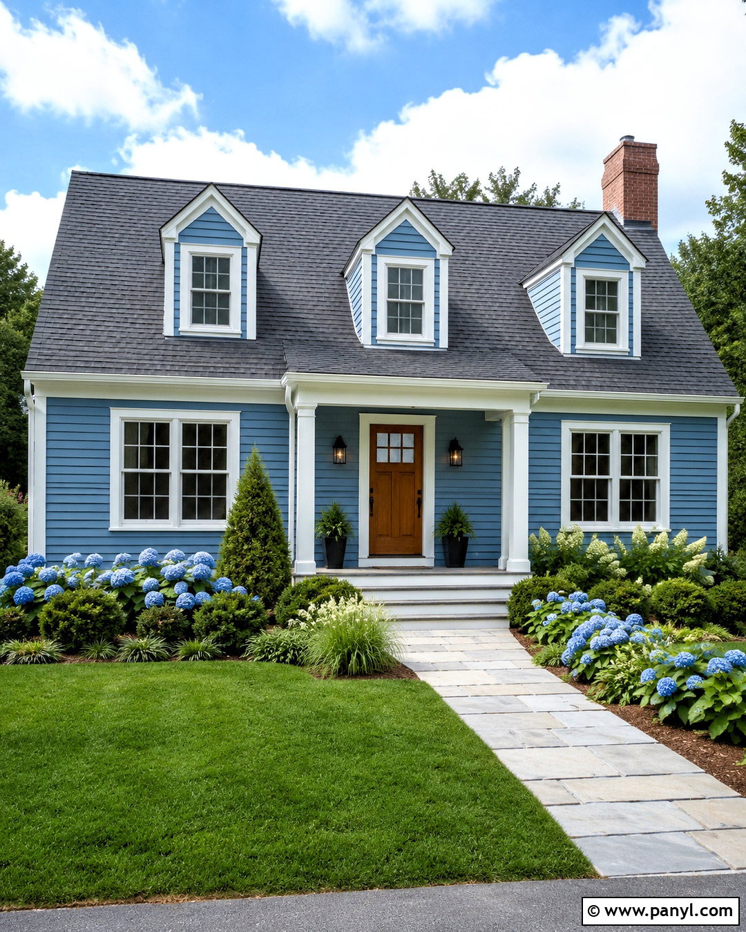 Cornflower Blue House Exterior - 20 cornflower blue paint ideas