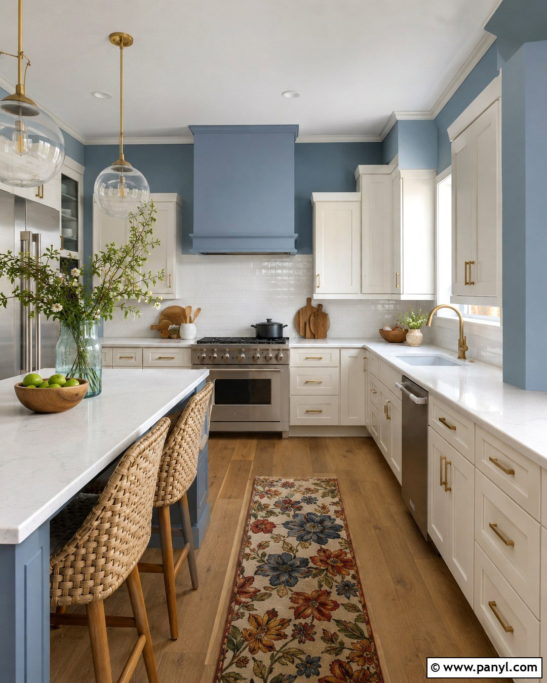 Cornflower Blue Kitchen Walls - 20 Blue Shades Wall Paint Ideas