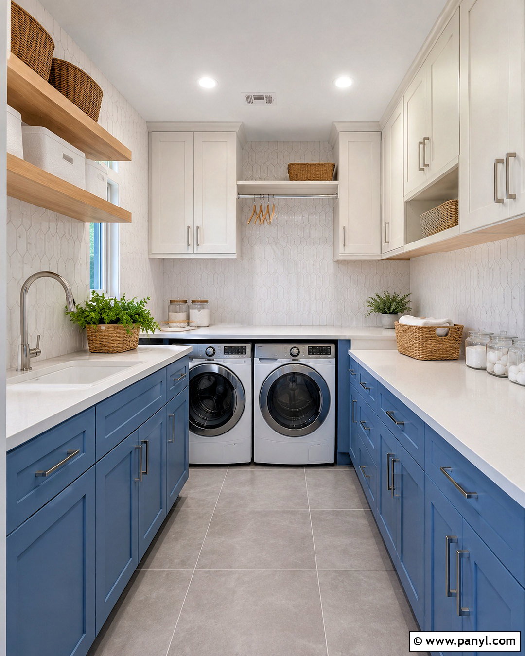 Cornflower Blue Laundry Room - 20 cornflower blue paint ideas