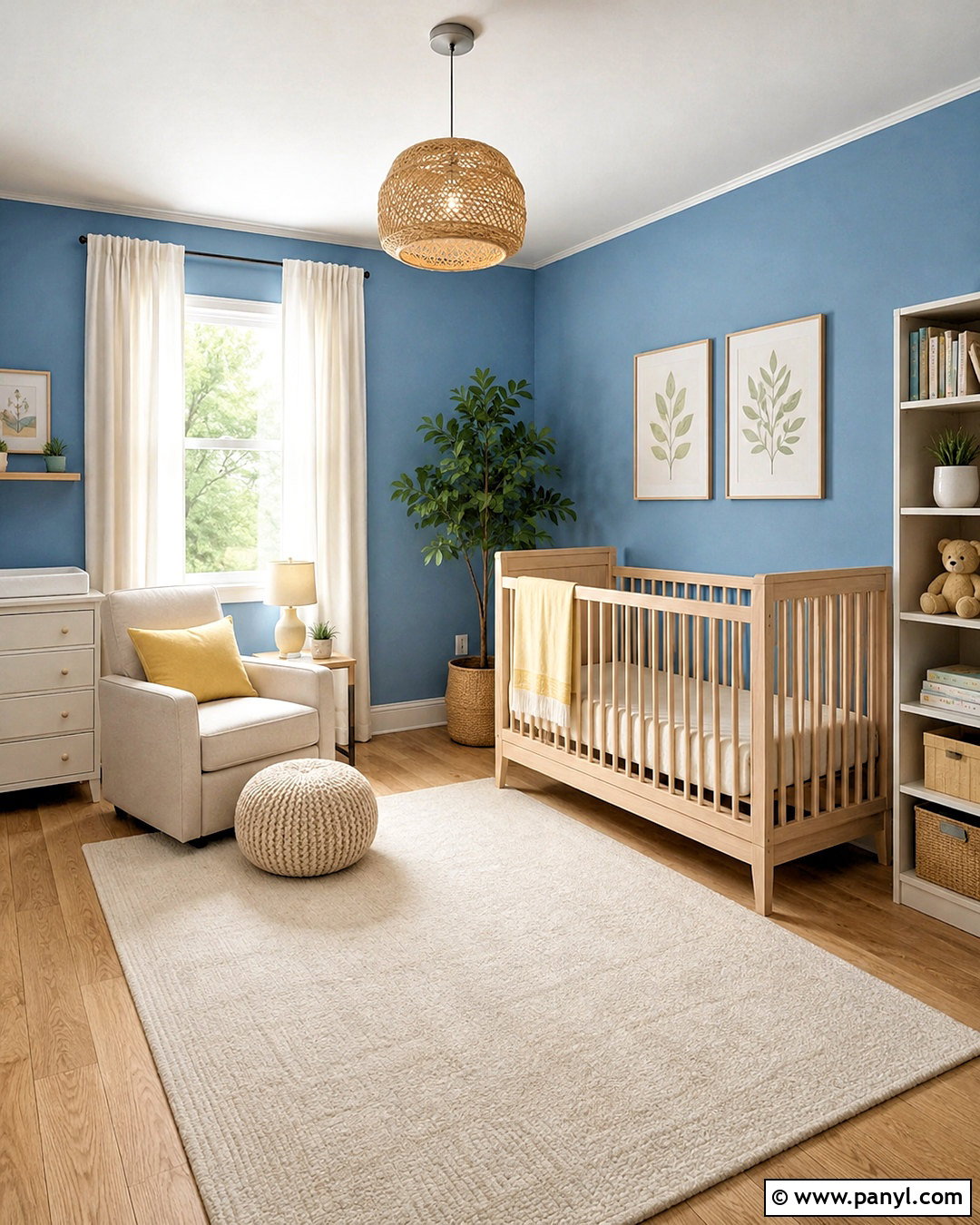 Cornflower Blue Nursery - 20 cornflower blue paint ideas