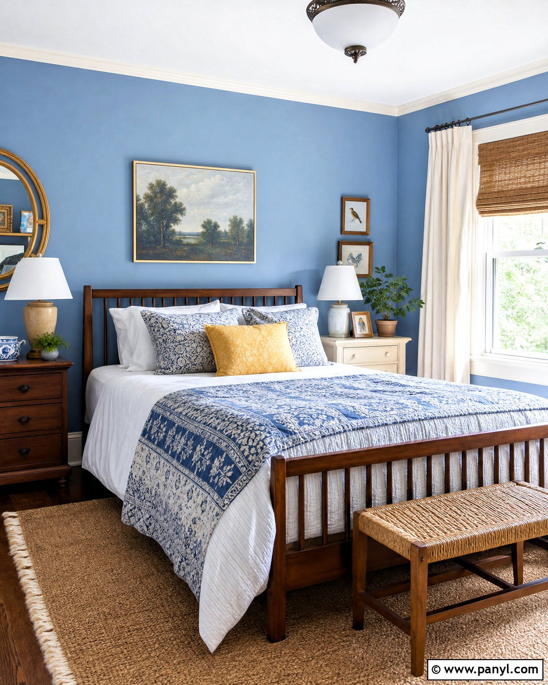 Cornflower Blue Paint Guest Room - 20 blue interior paint ideas