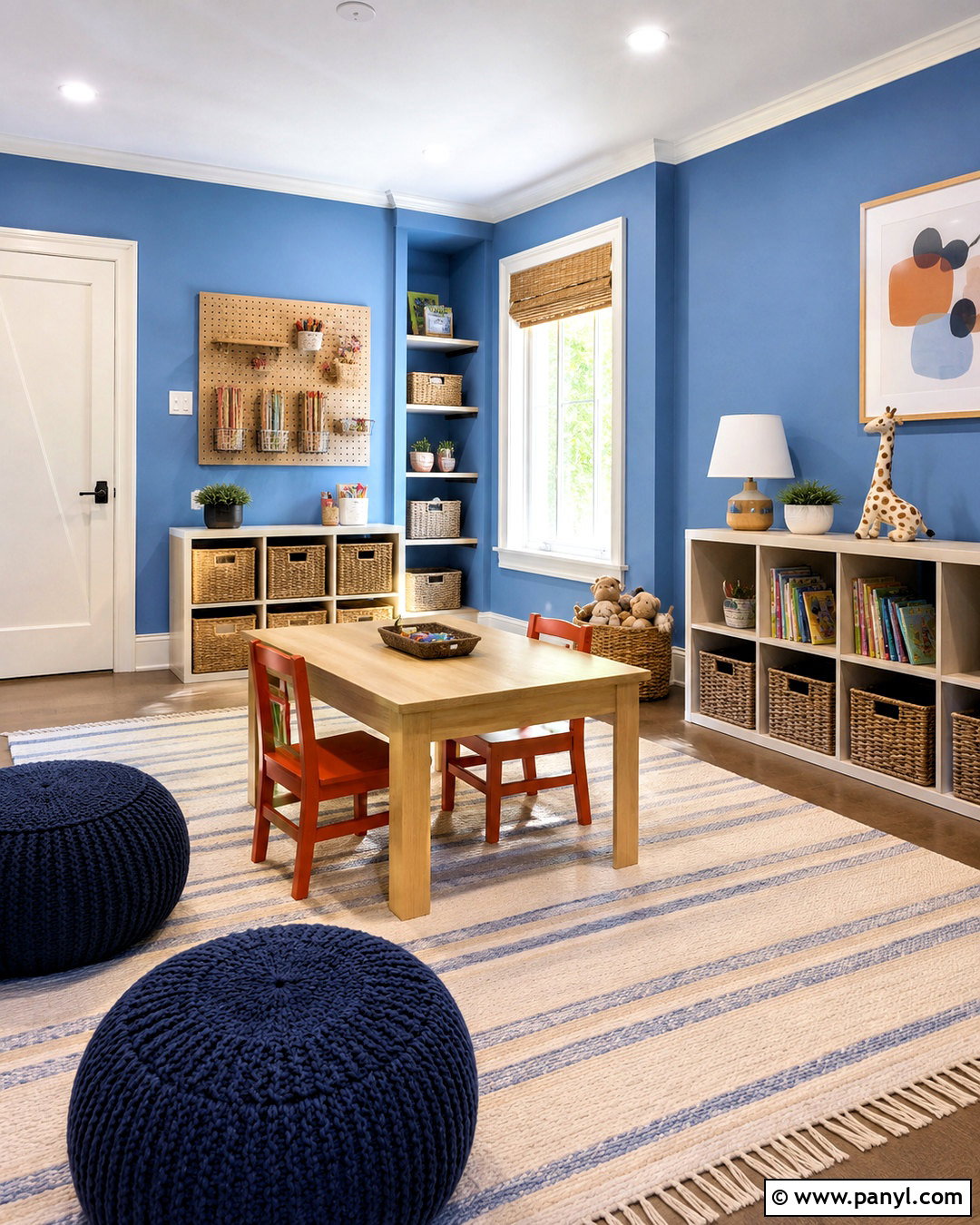 Cornflower Blue Playroom Paint - 20 playroom paint colors