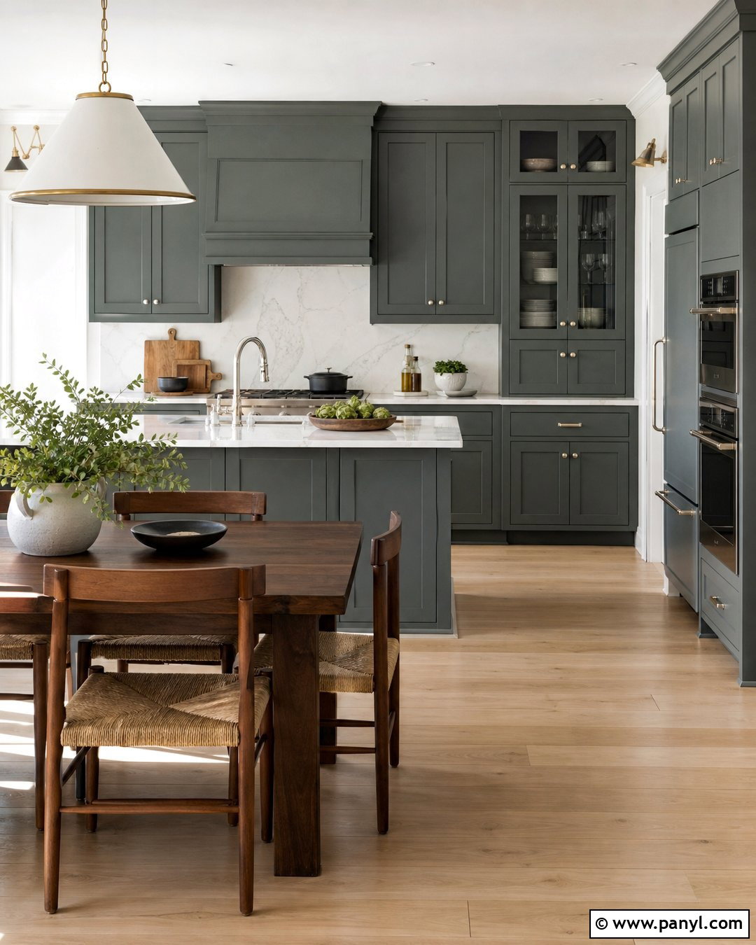 Cornwall Slate Kitchen Cabinets With Marble - 20 cornwall slate vs evergreen fog ideas