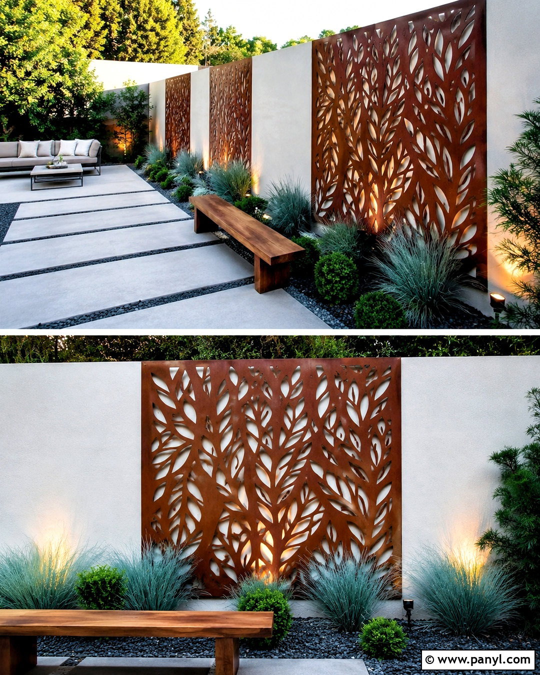 Corten Steel Outside Wall - 20 outside wall ideas