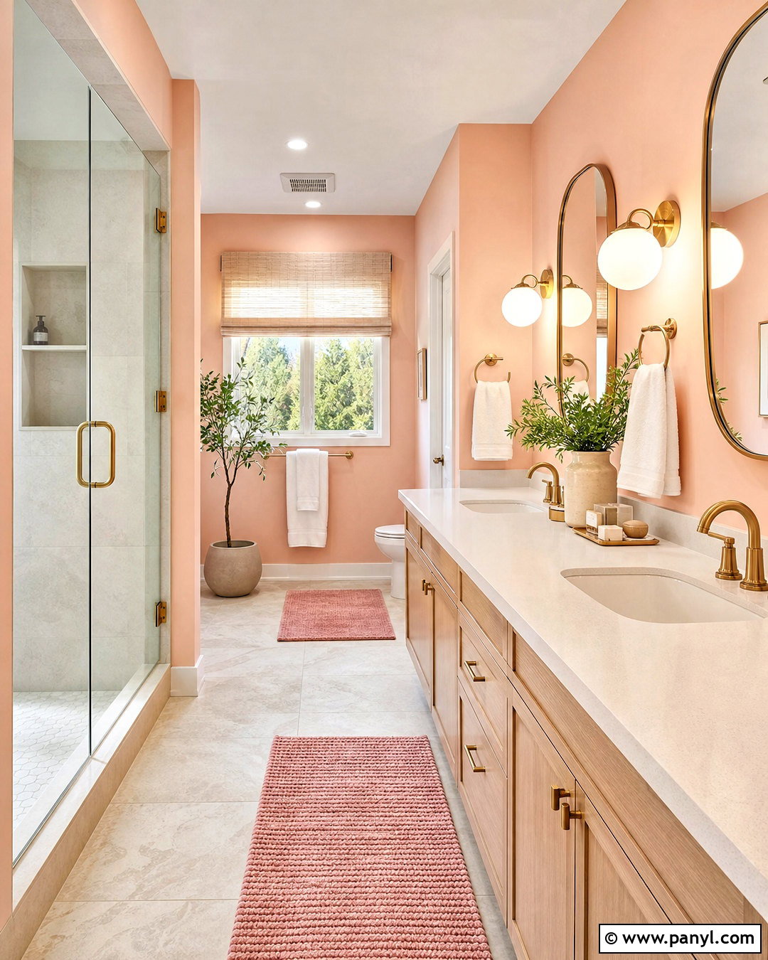 Cosmetic Peach SW 6618 Paint Color - 20 peach paint colors