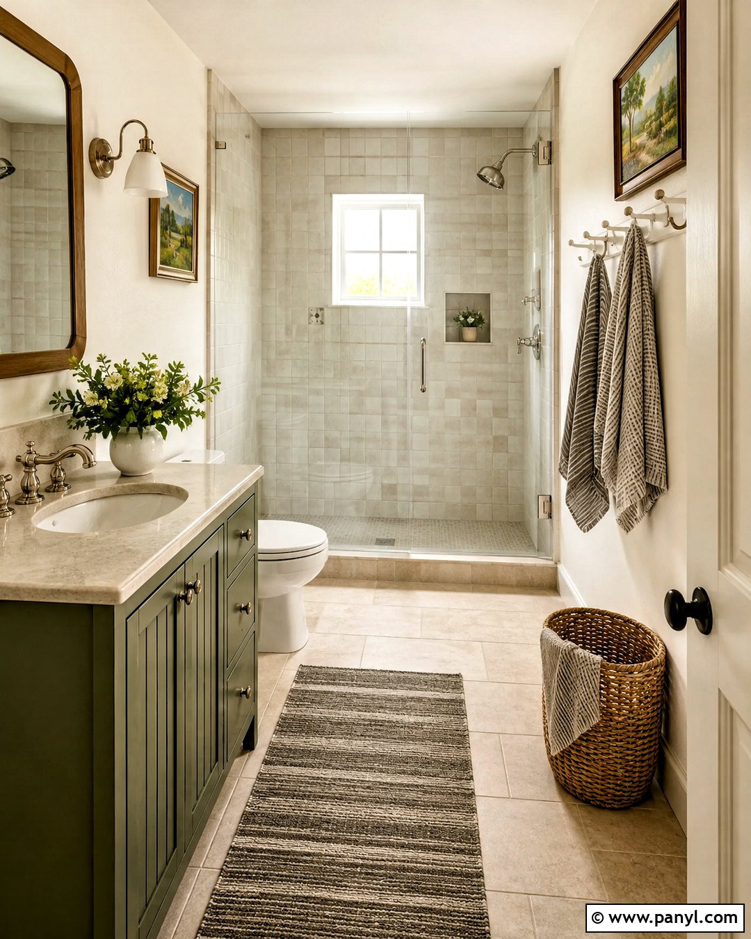 Cottage Bathroom With Vintage Details - 20 modern cottage interior ideas