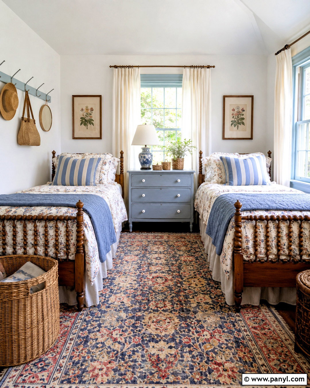 Cottage Bedroom With Twin Beds - 20 cottage bedroom ideas