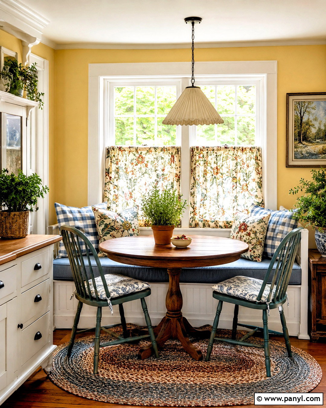 Cottage Breakfast Nook - 20 breakfast nook ideas