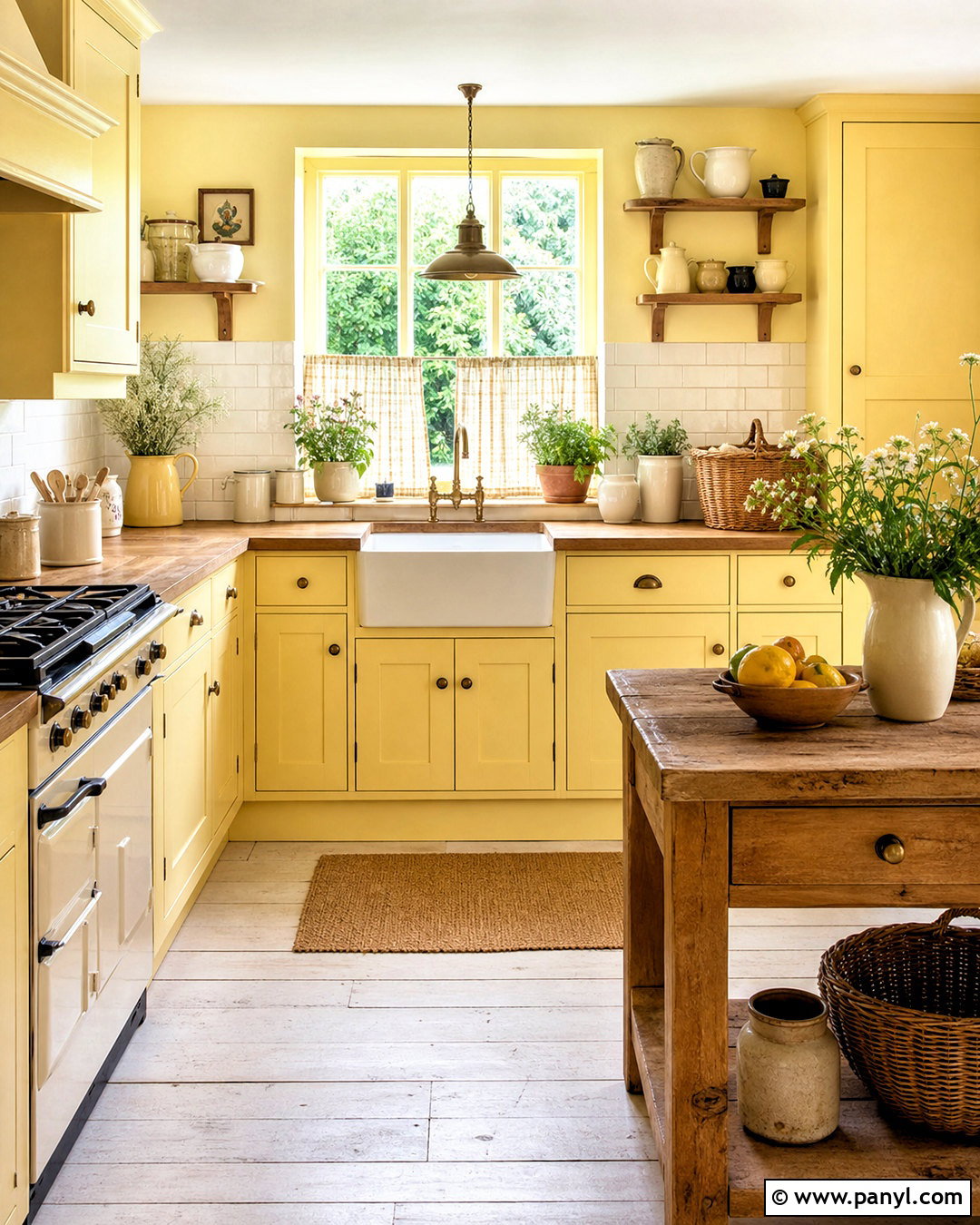 Cottage Butter Yellow Kitchen - 20 butter yellow kitchen ideas