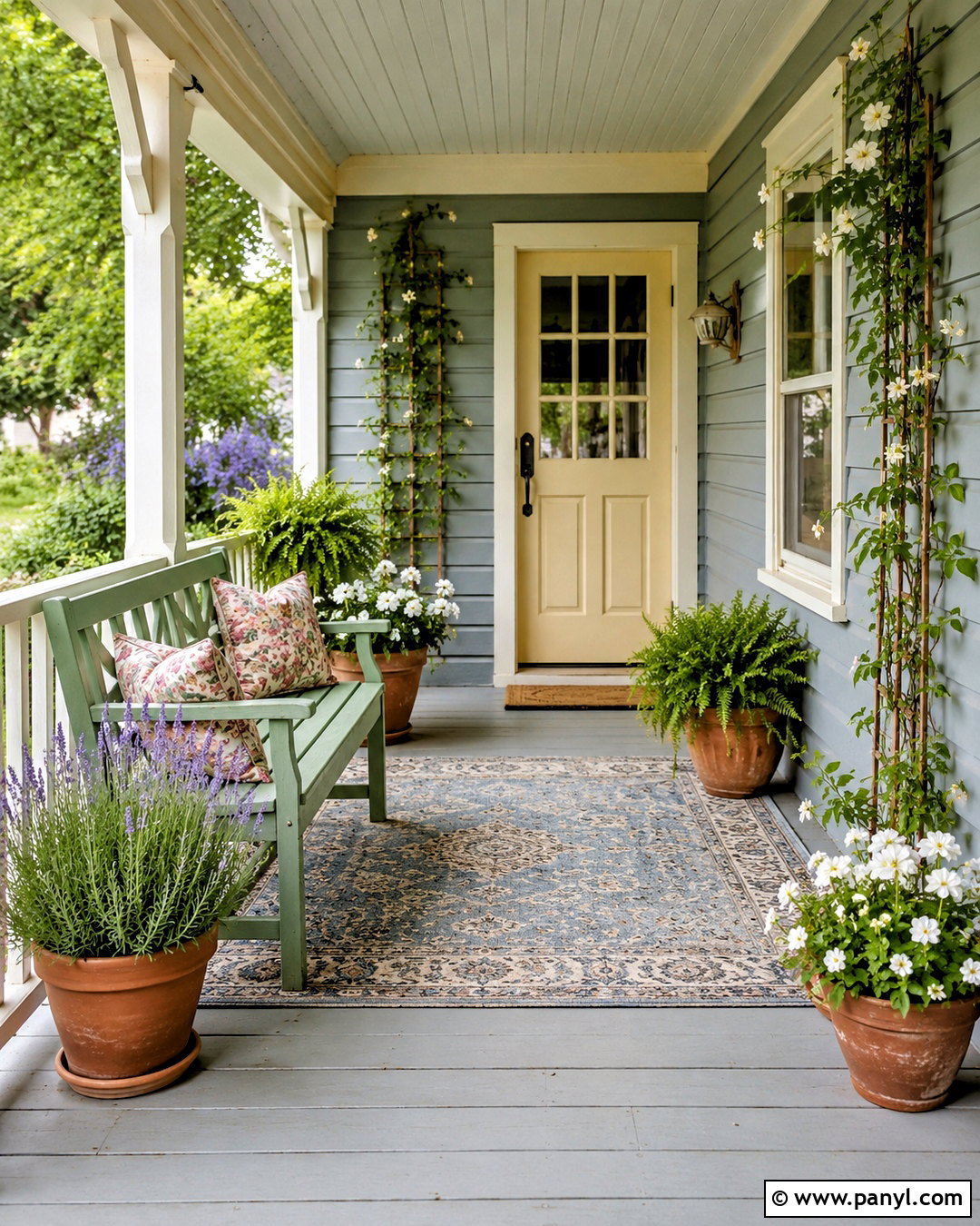 Cottage Front Porch - 20 cozy front porch ideas