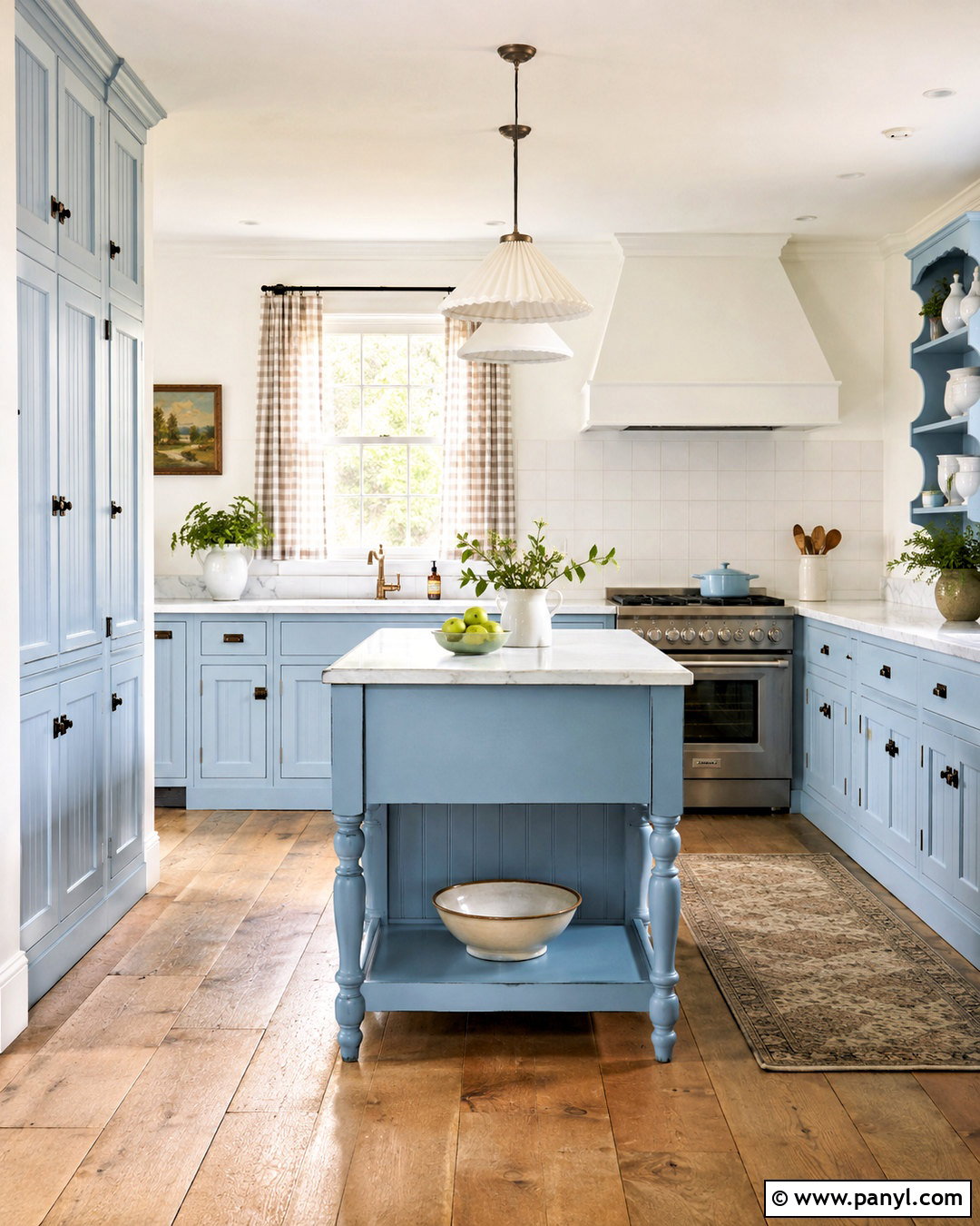 Cottage Light Blue And White Kitchen - 20 light blue and white kitchen ideas